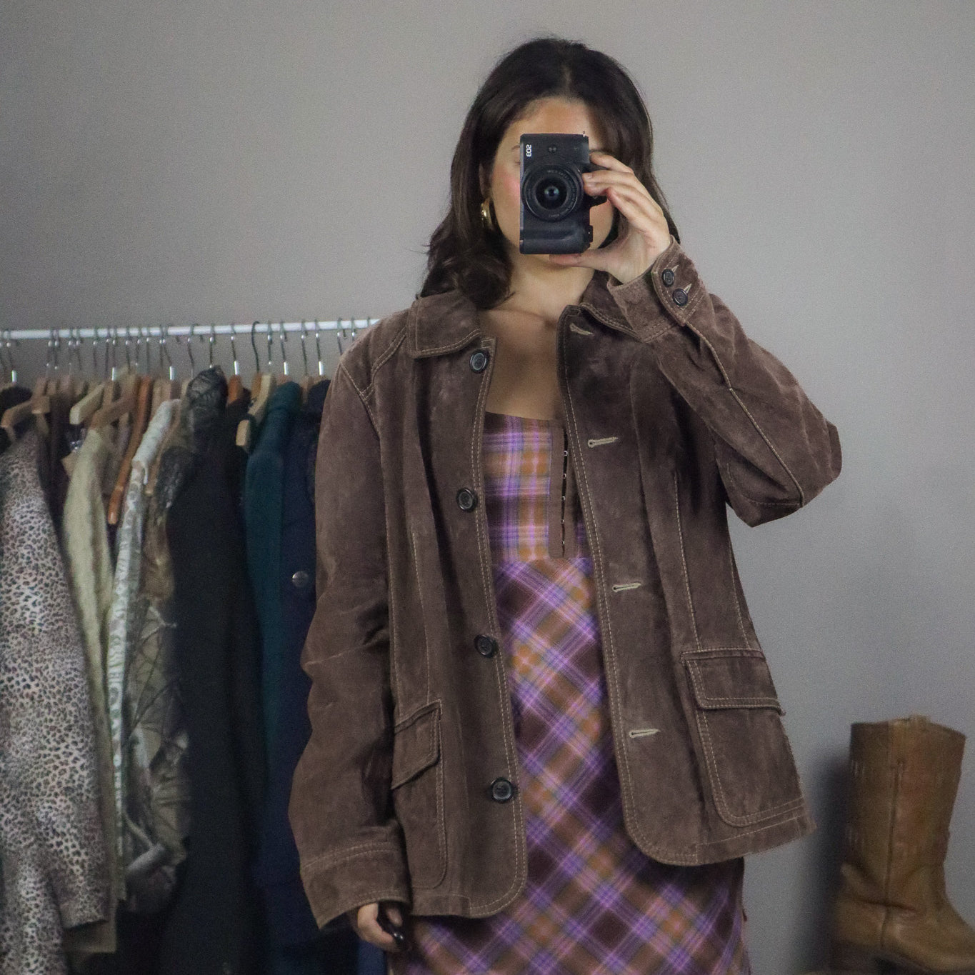 Vintage x Suede Jacket (M)
