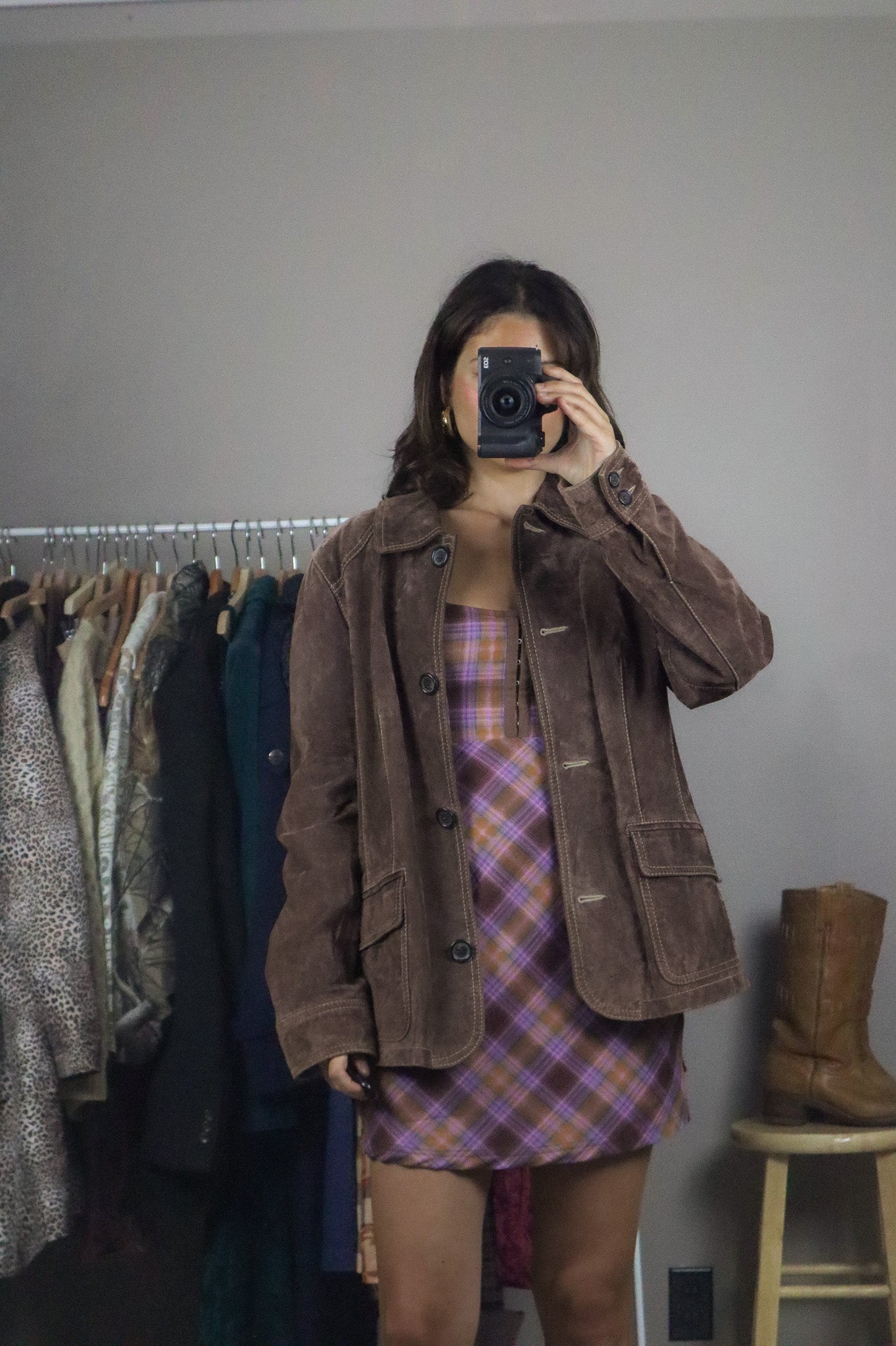Vintage x Suede Jacket (M)