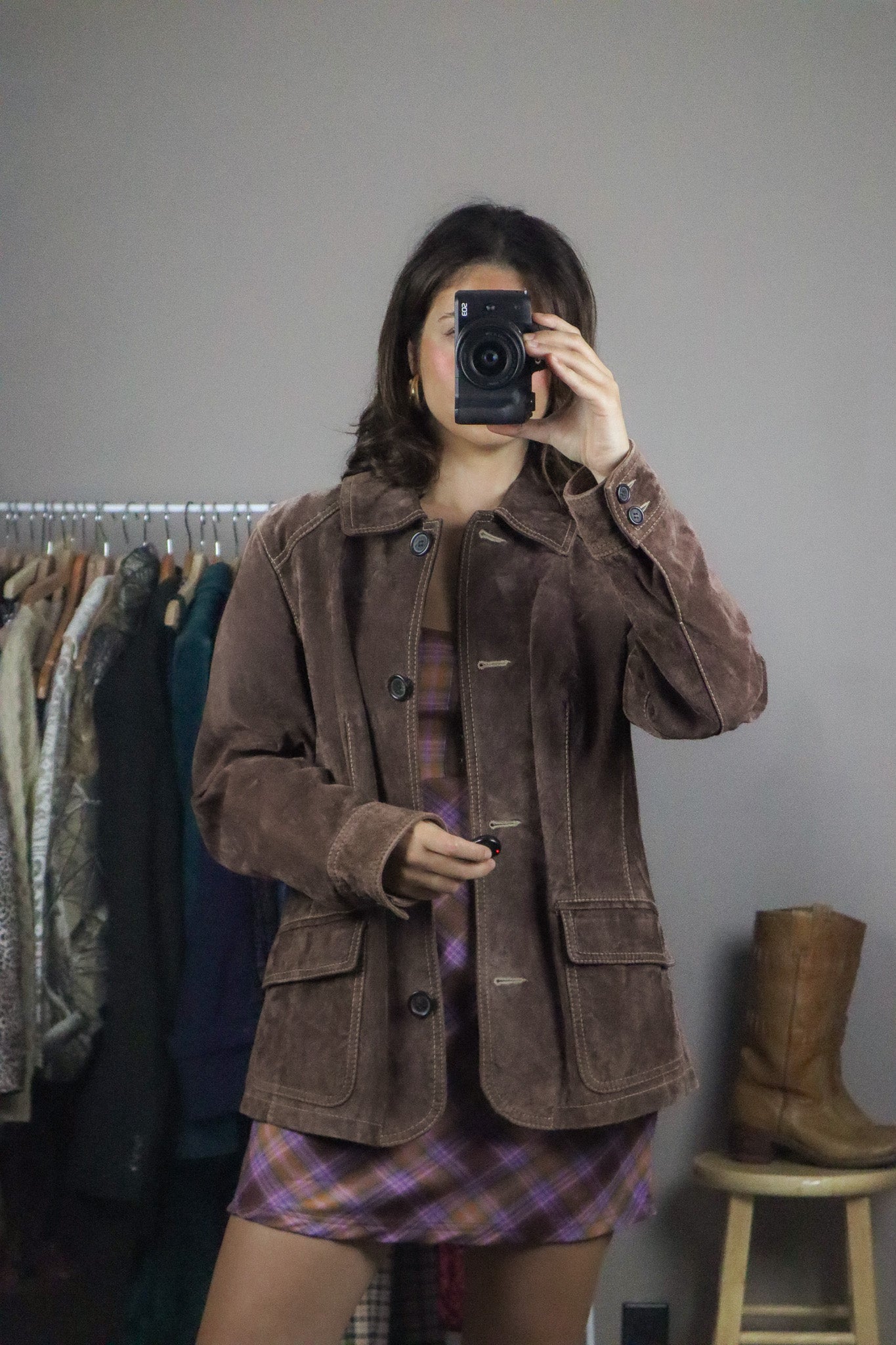 Vintage x Suede Jacket (M)