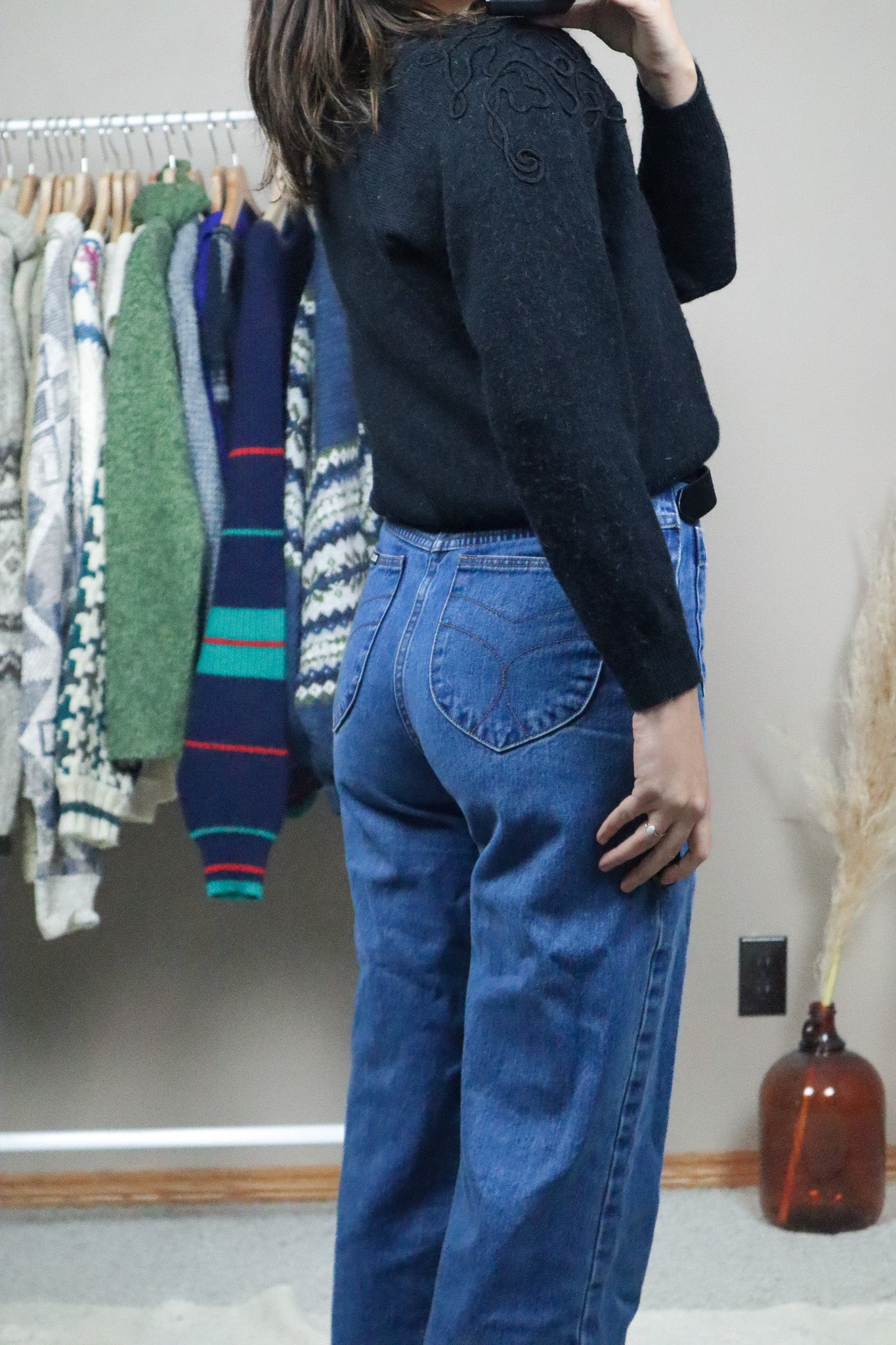 Vintage x Wool Blend Textured Cardigan (S/M)