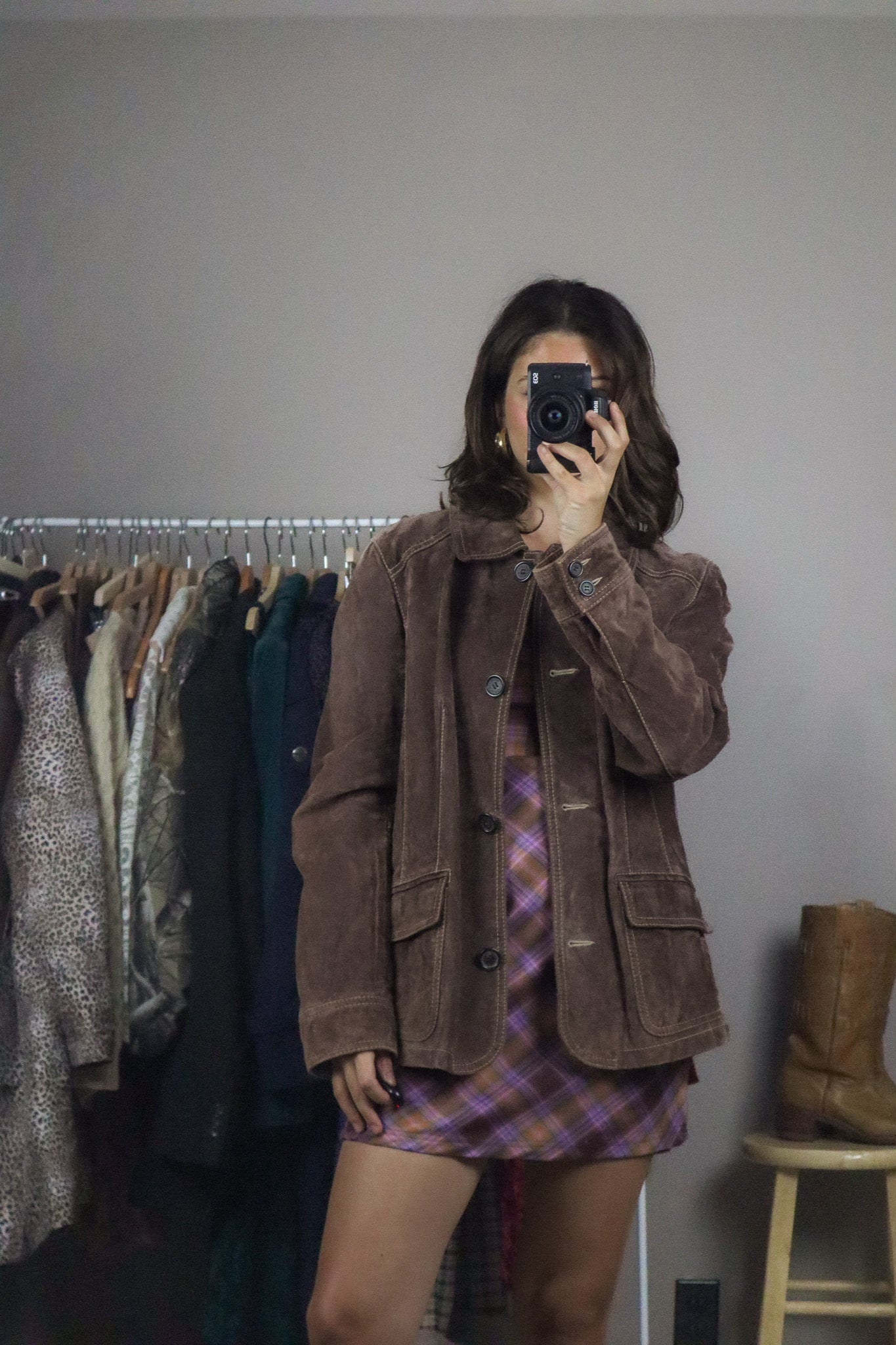 Vintage x Suede Jacket (M)
