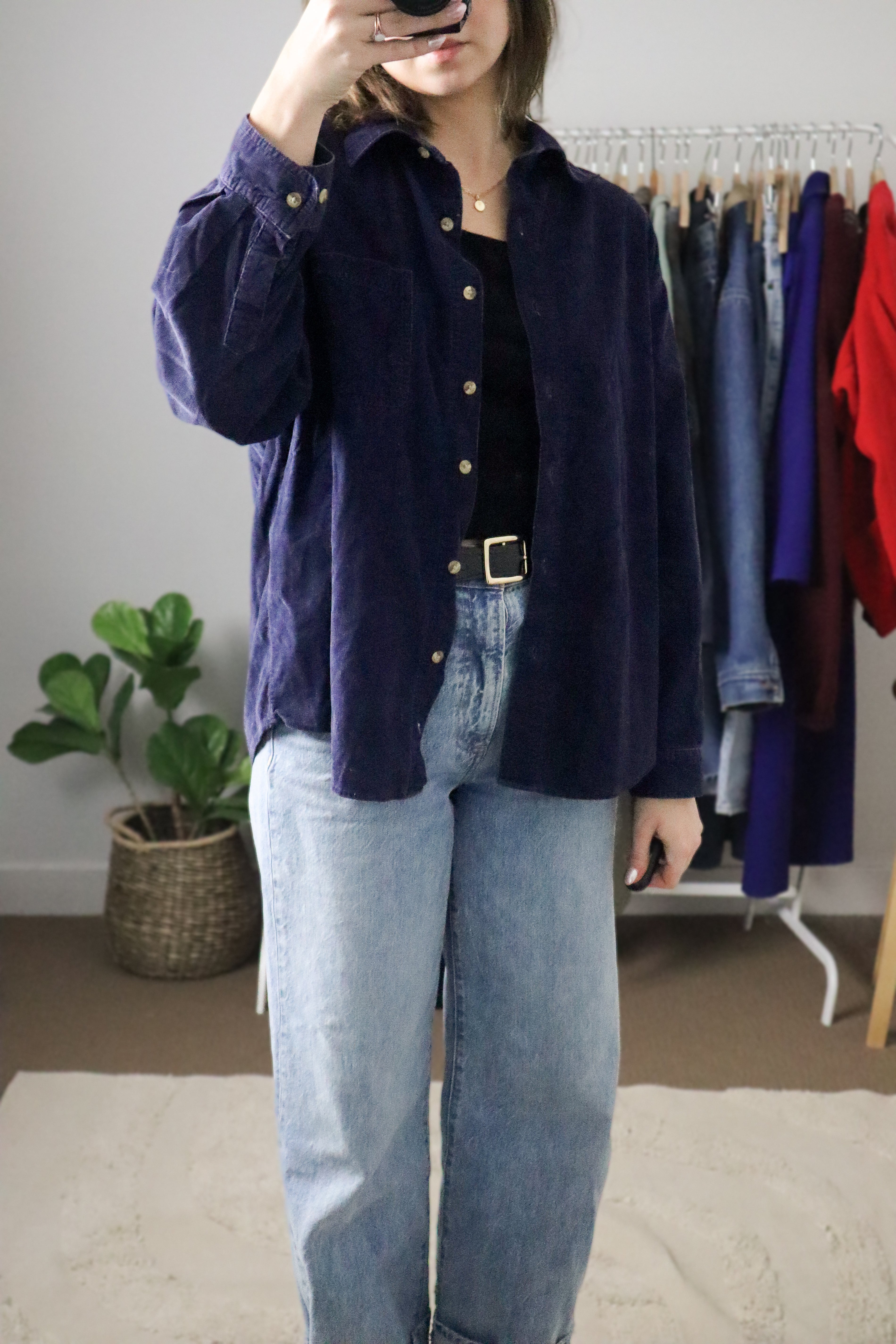Vintage x Corduroy Button Down (S)