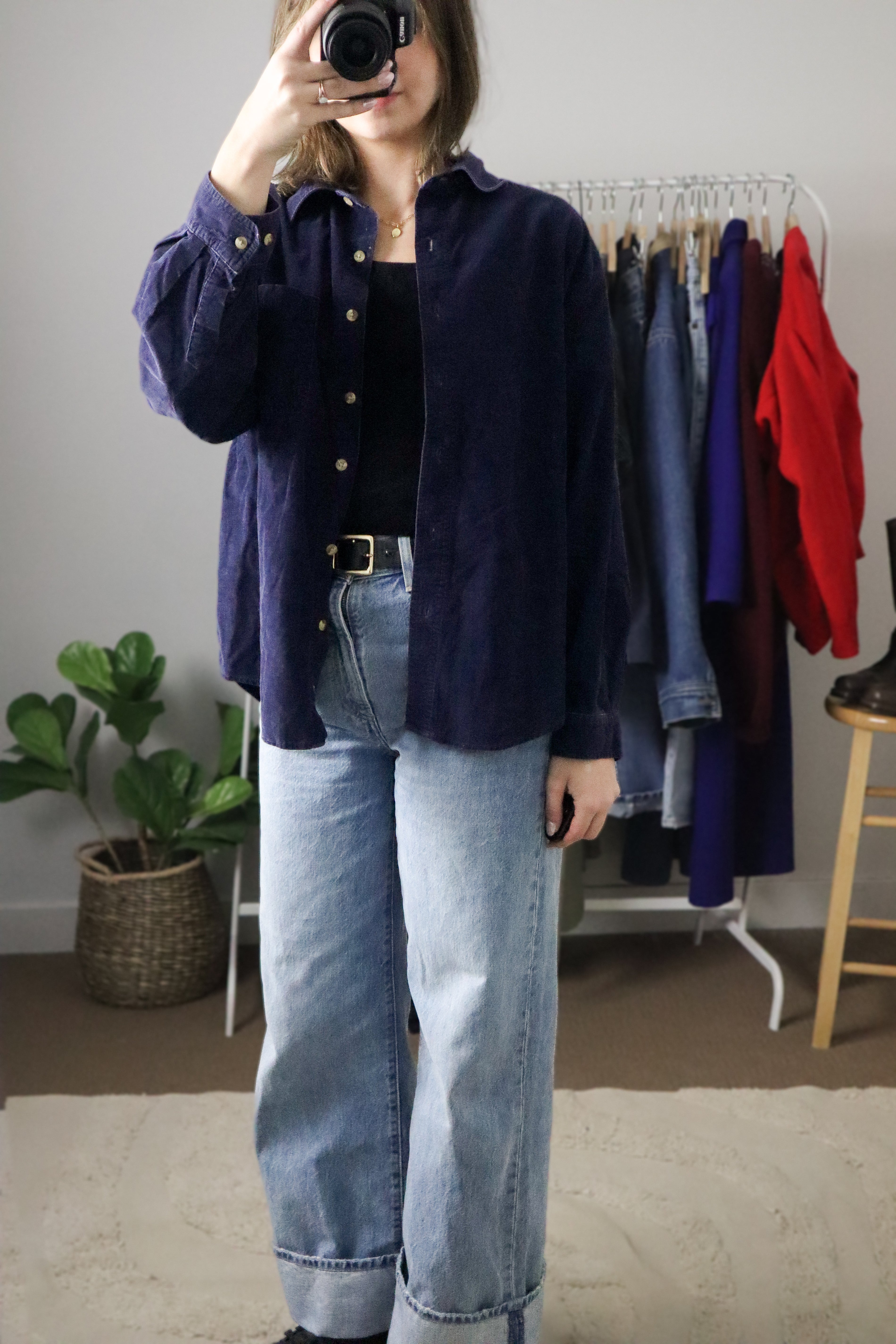 Vintage x Corduroy Button Down (S)