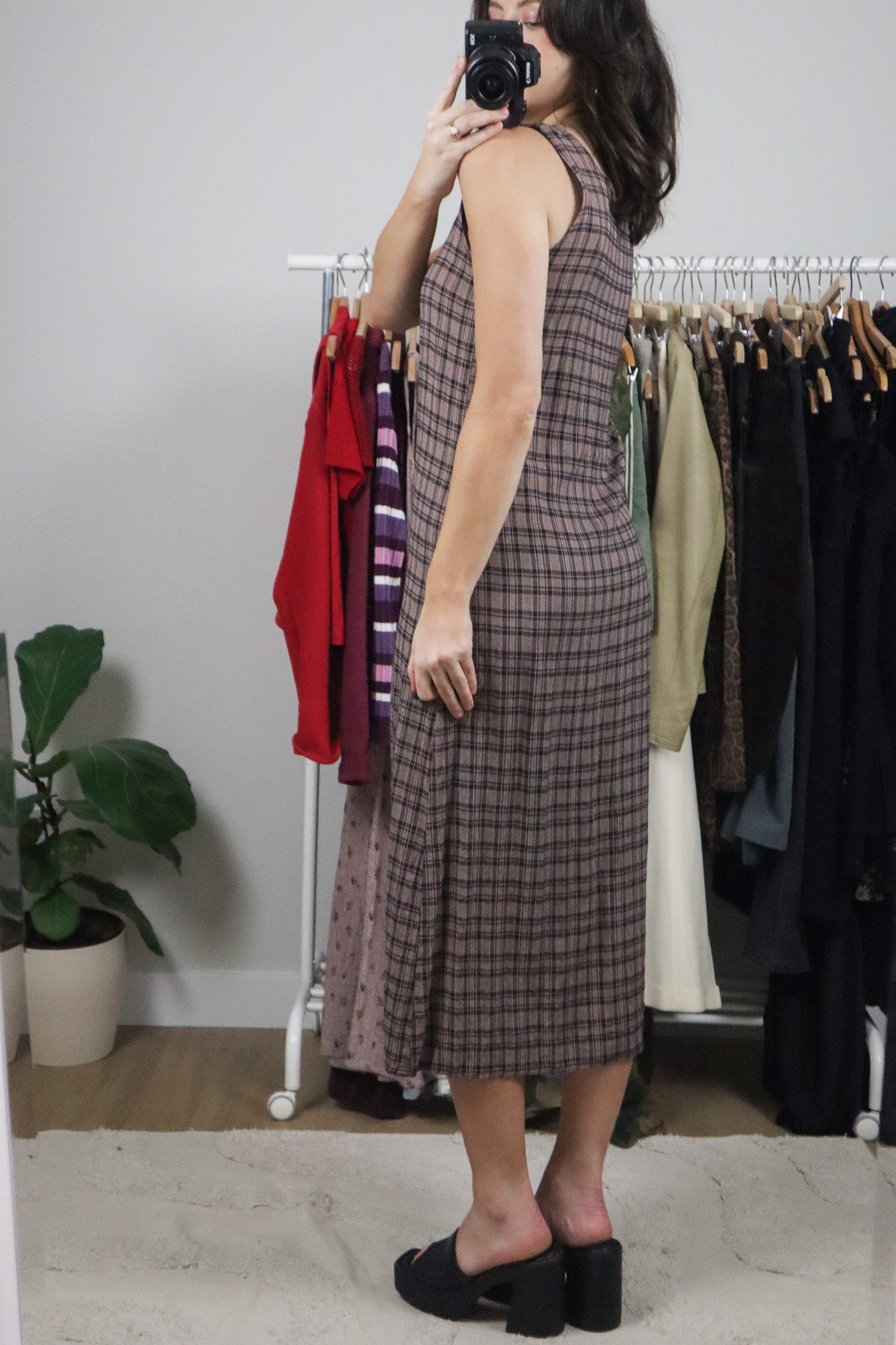 Vintage x Plaid Maxi Dress (6/8)