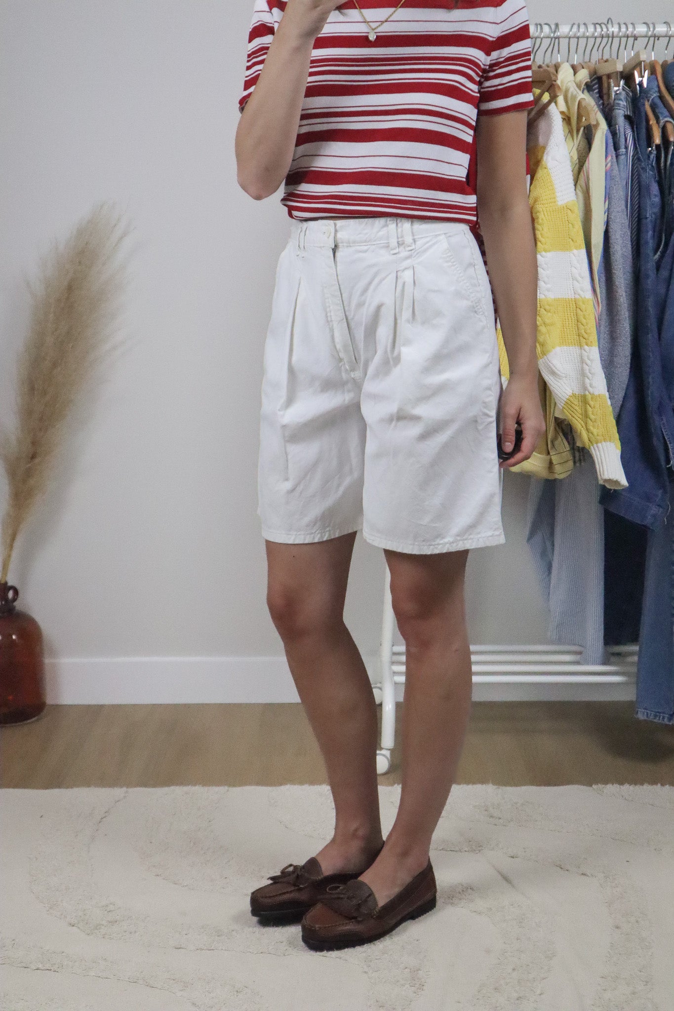 Made in Canada x Vintage x Cotton Pleated Shorts (6)