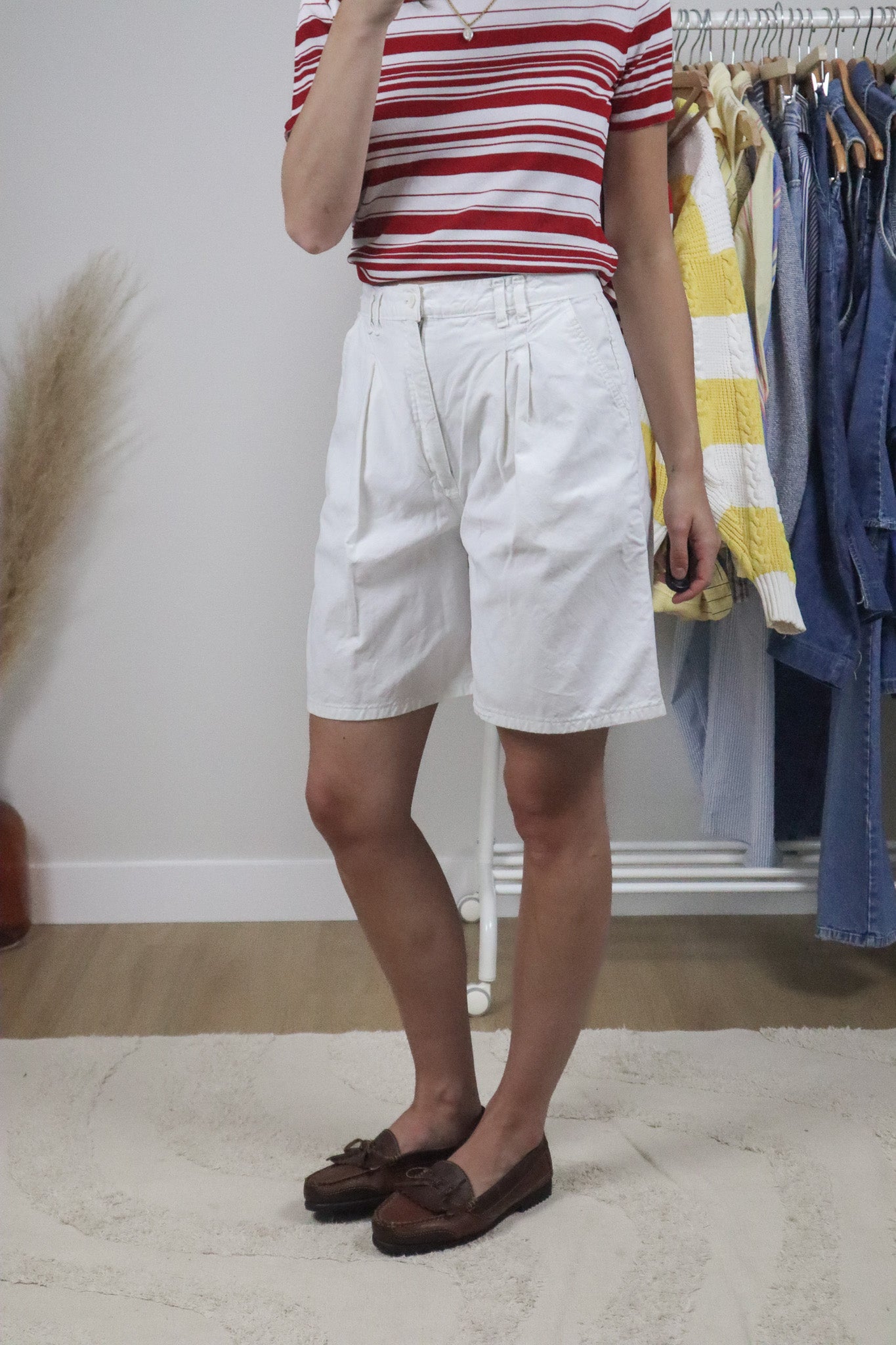 Made in Canada x Vintage x Cotton Pleated Shorts (6)