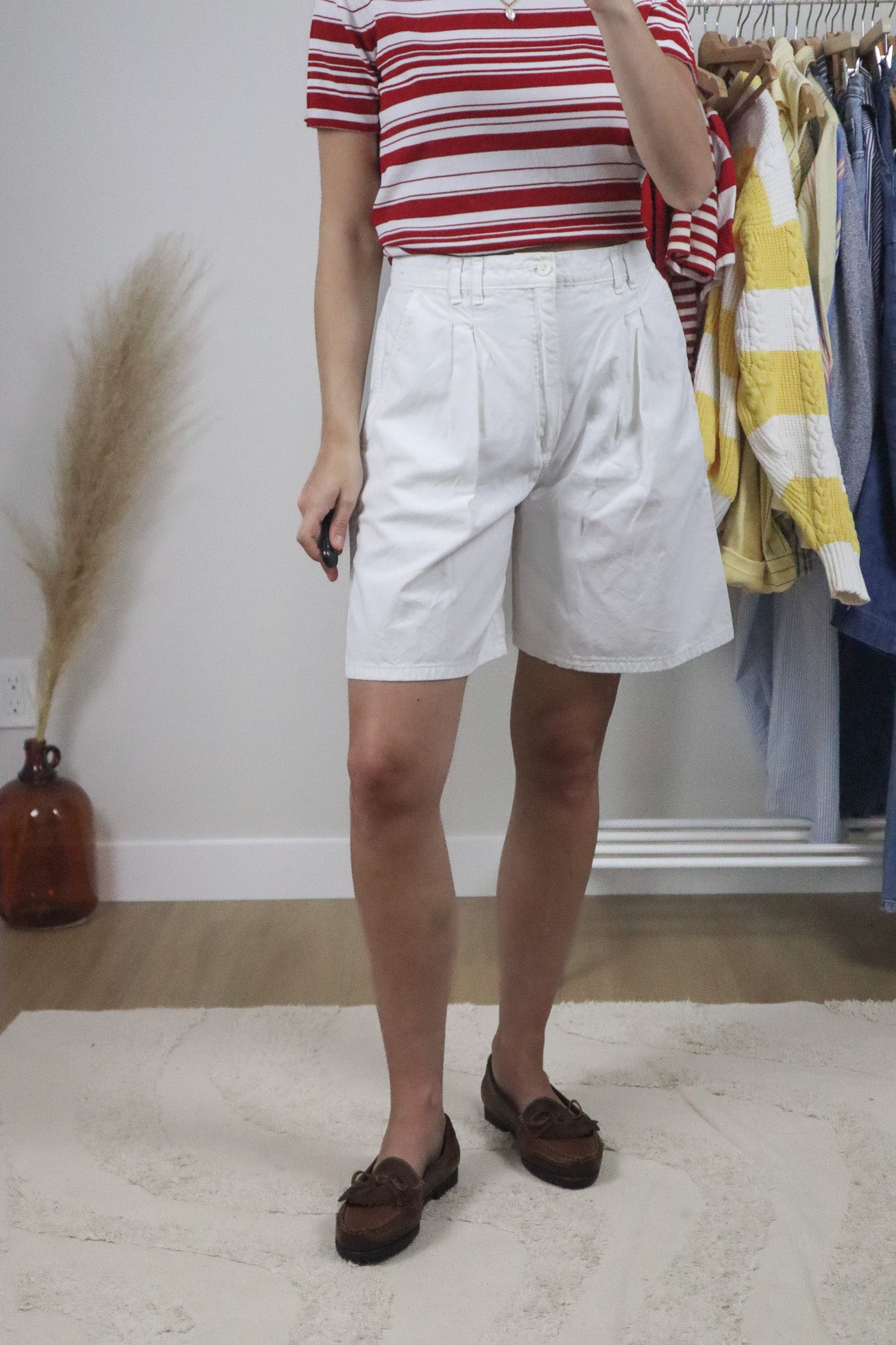 Made in Canada x Vintage x Cotton Pleated Shorts (6)