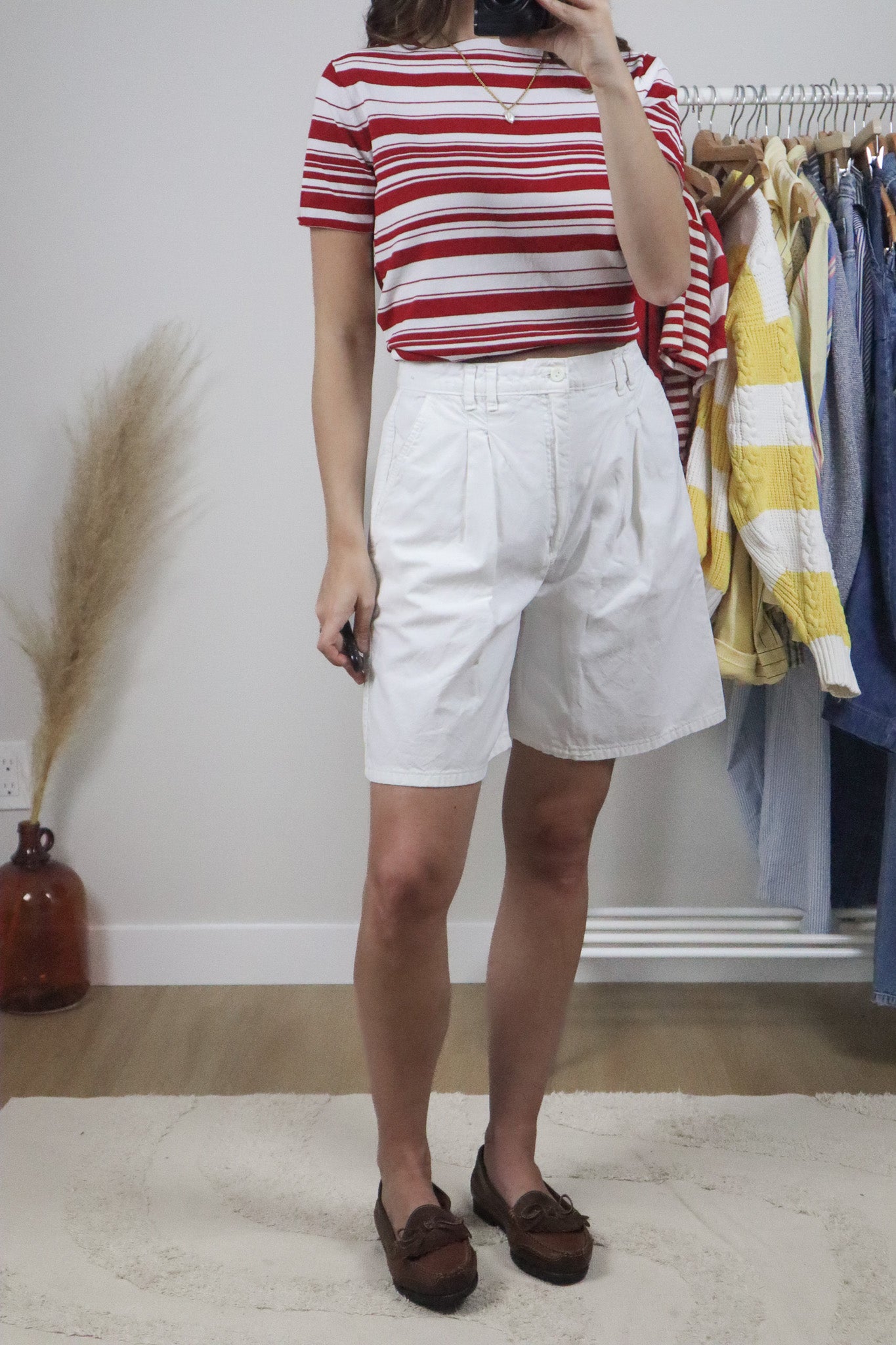 Made in Canada x Vintage x Cotton Pleated Shorts (6)