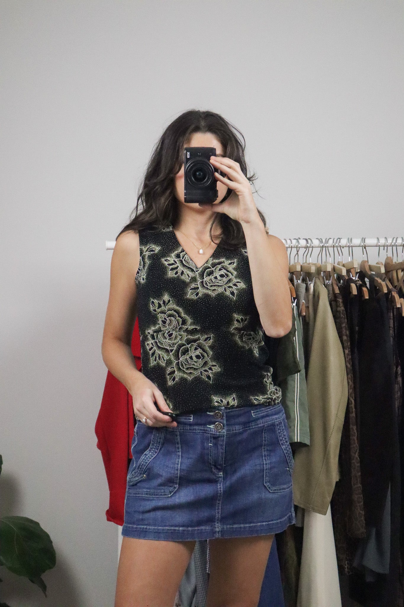 Made in Canada x Vintage x Flower Tank (M/L)