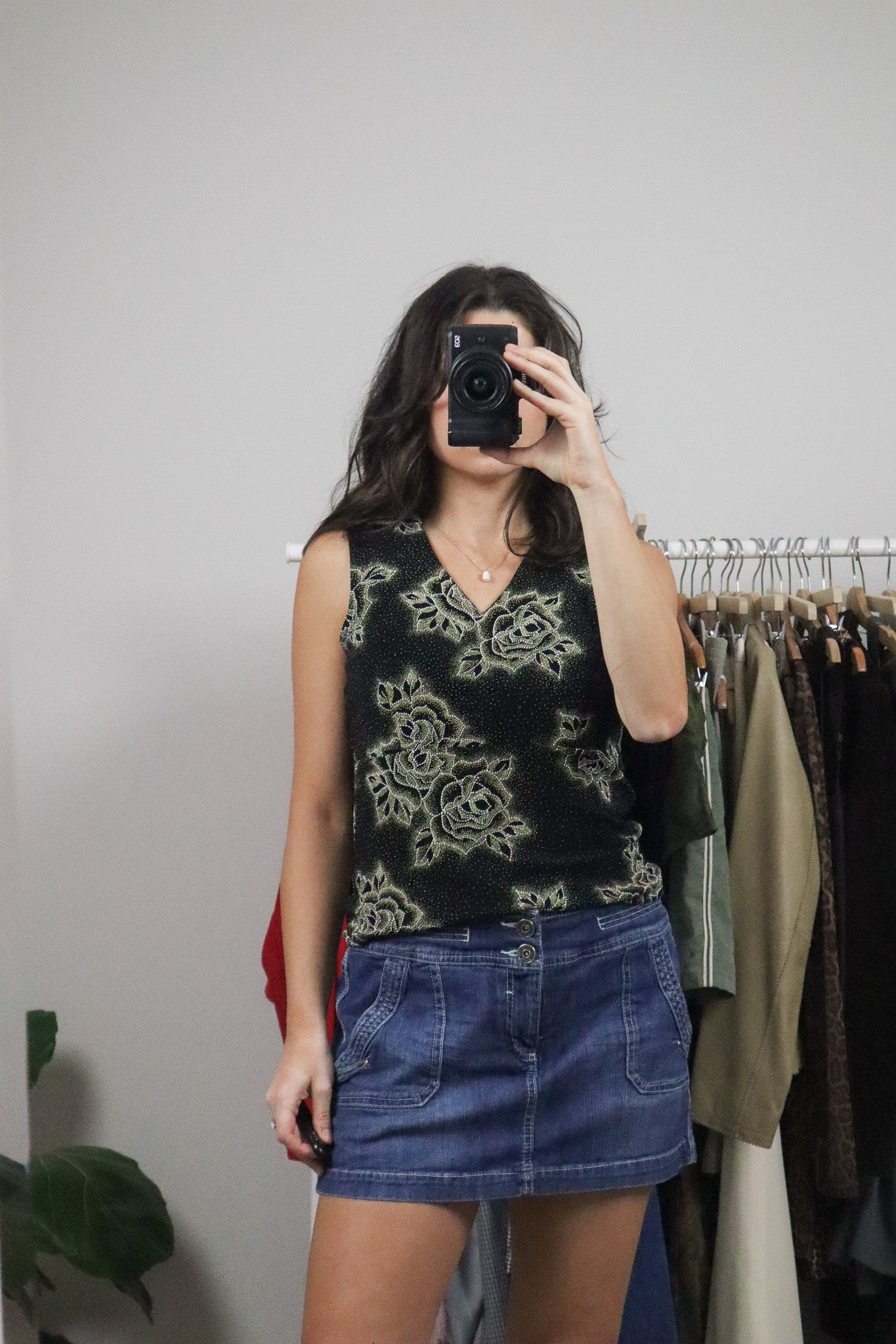 Made in Canada x Vintage x Flower Tank (M/L)