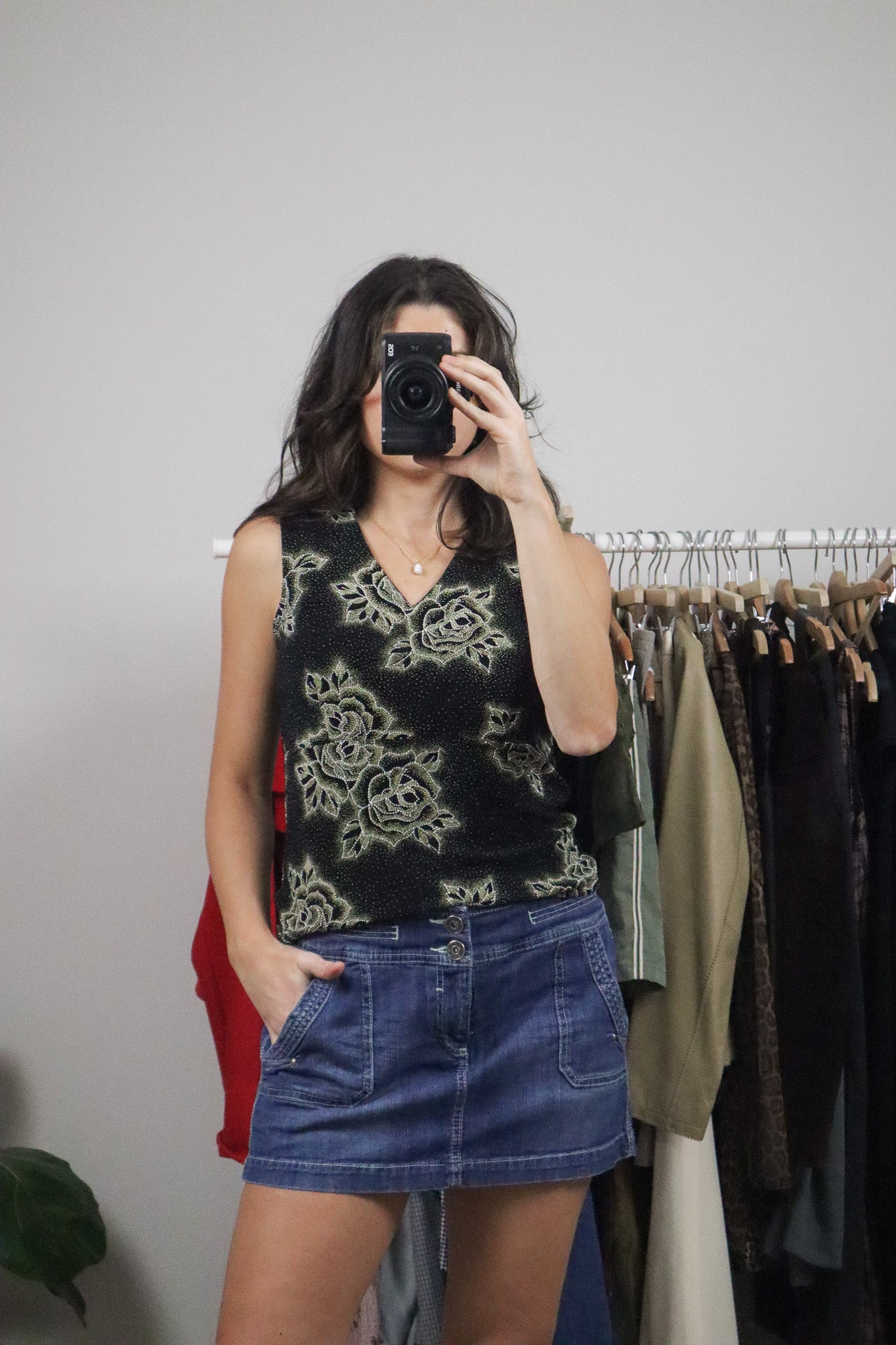 Made in Canada x Vintage x Flower Tank (M/L)