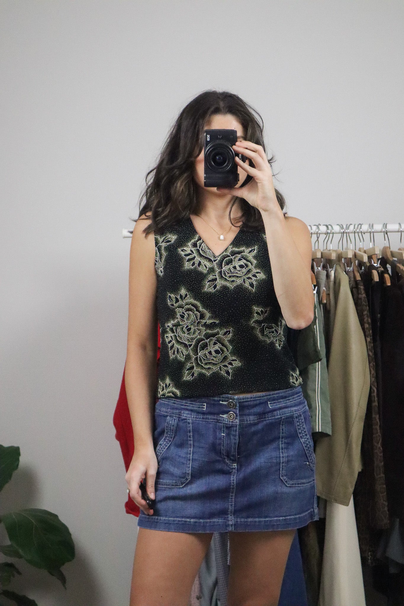 Made in Canada x Vintage x Flower Tank (M/L)