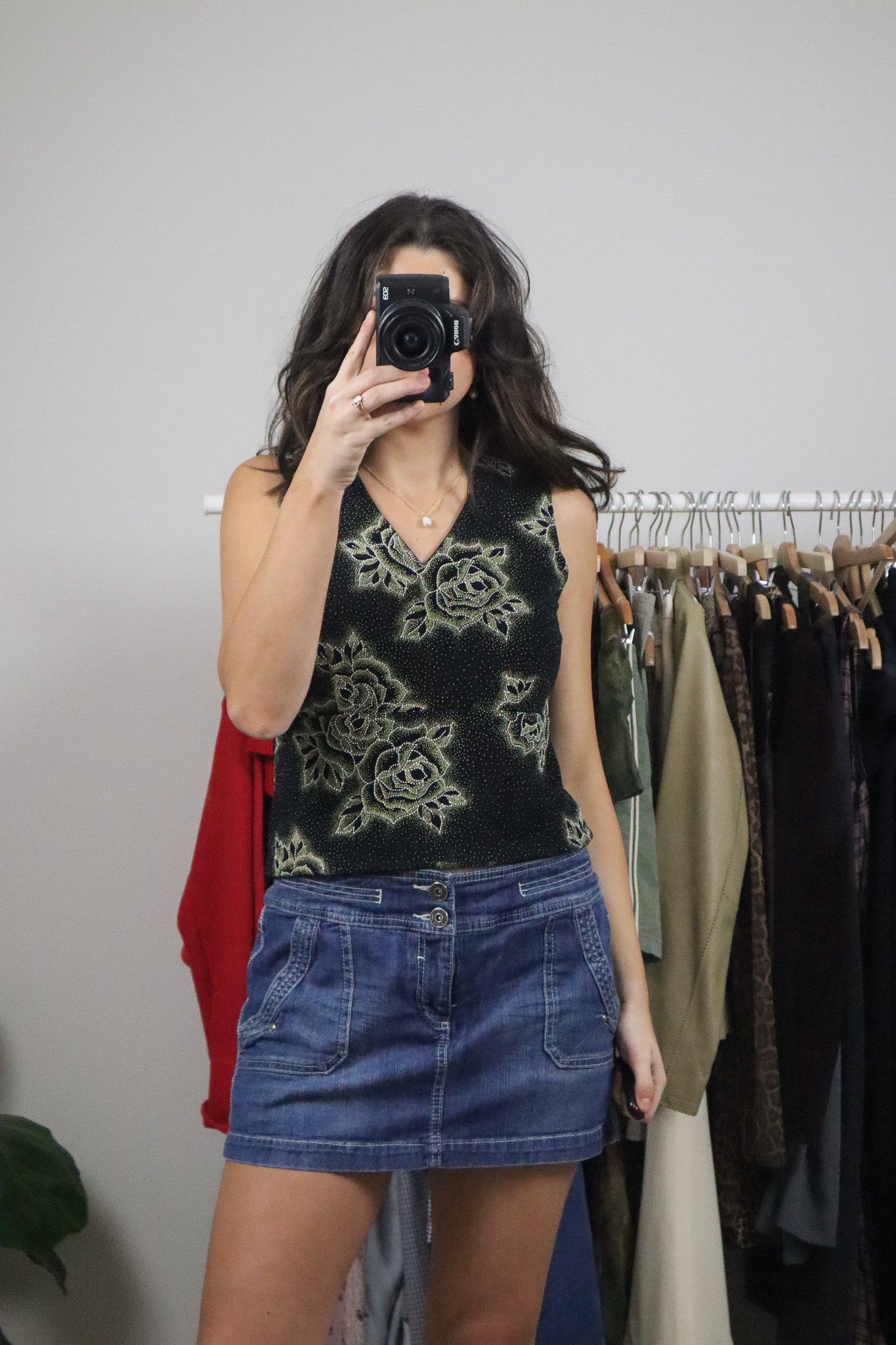 Made in Canada x Vintage x Flower Tank (M/L)