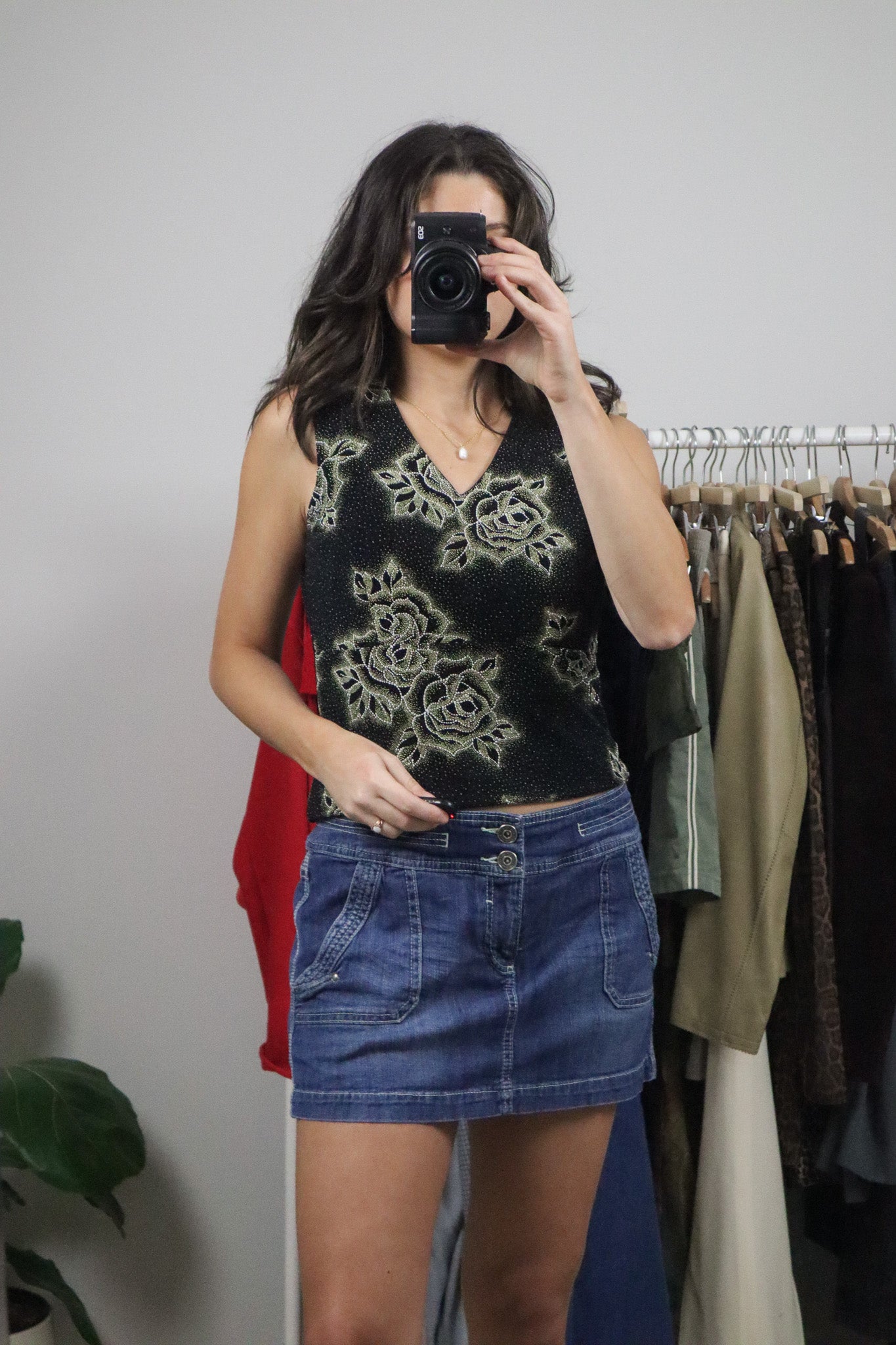 Made in Canada x Vintage x Flower Tank (M/L)