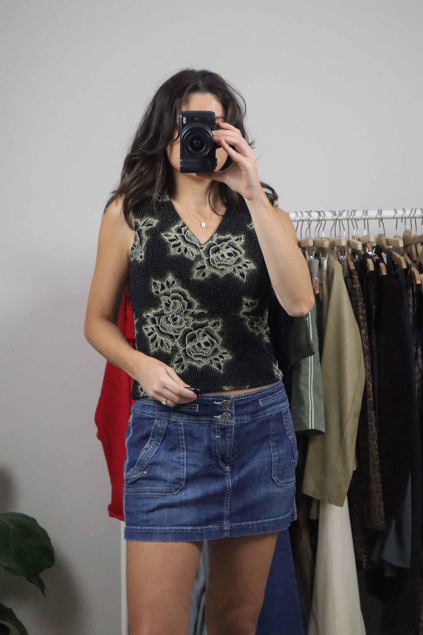 Made in Canada x Vintage x Flower Tank (M/L)