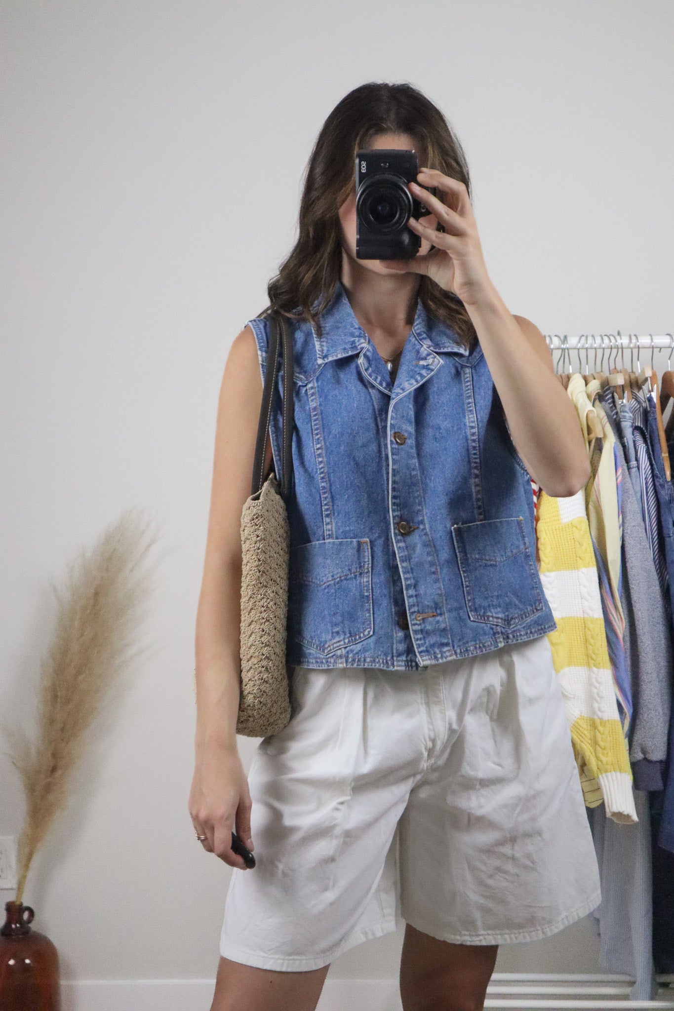 Vintage x Woven Purse