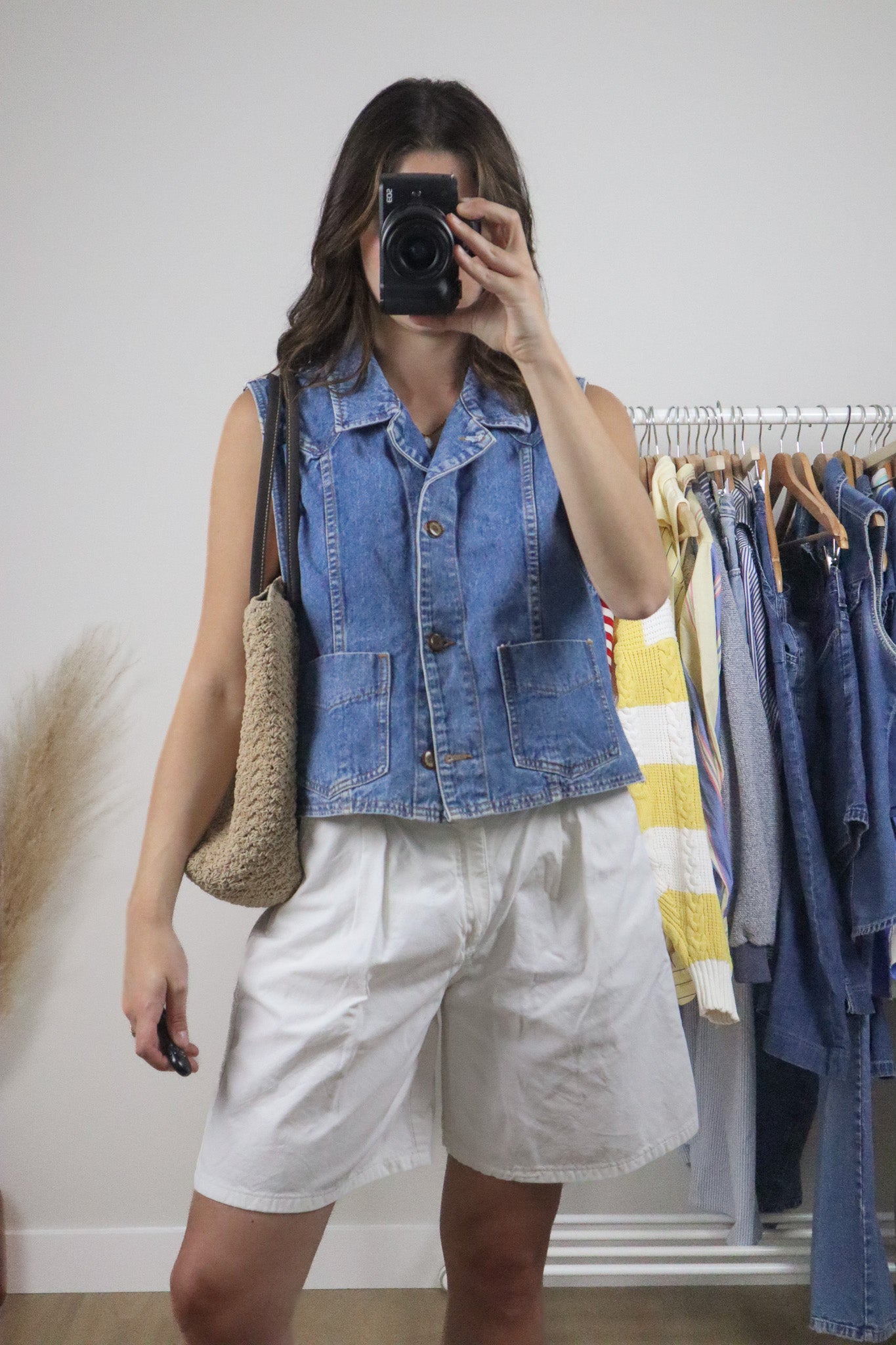 Vintage x Woven Purse