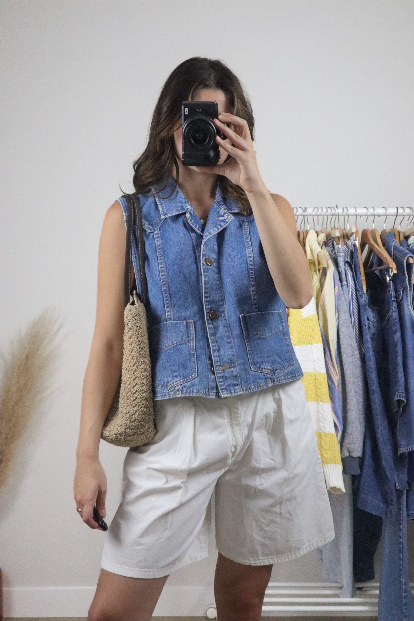Vintage x Woven Purse