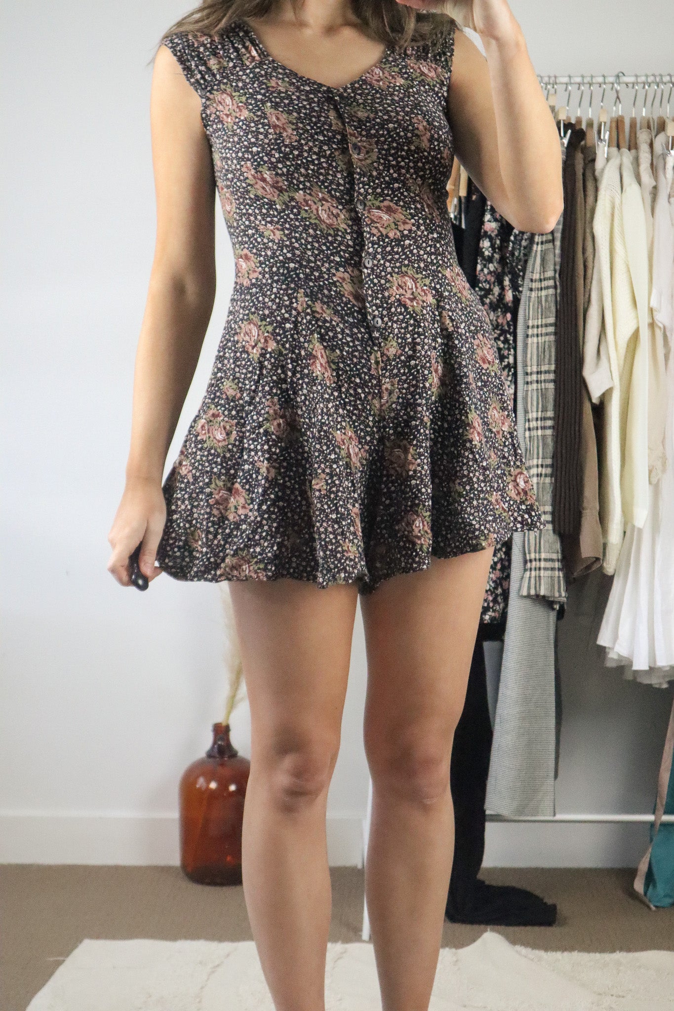 Made in Canada x Vintage x Romper (XS)