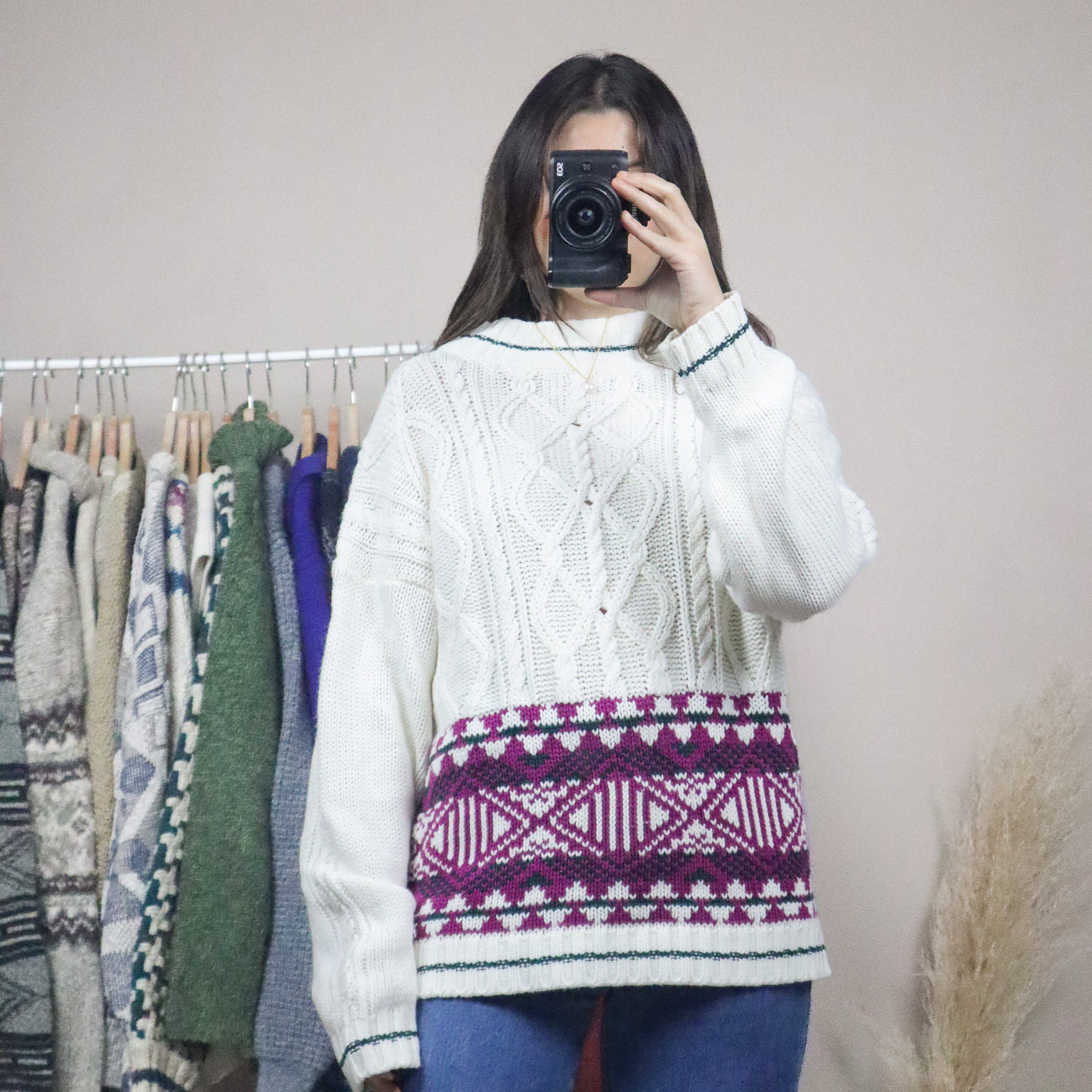 Vintage x Textured Knit (M)