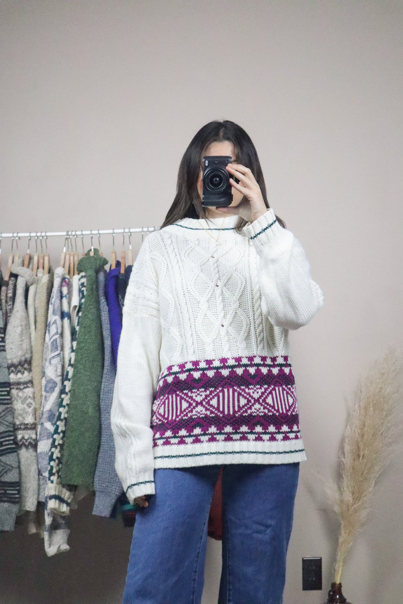 Vintage x Textured Knit (M)