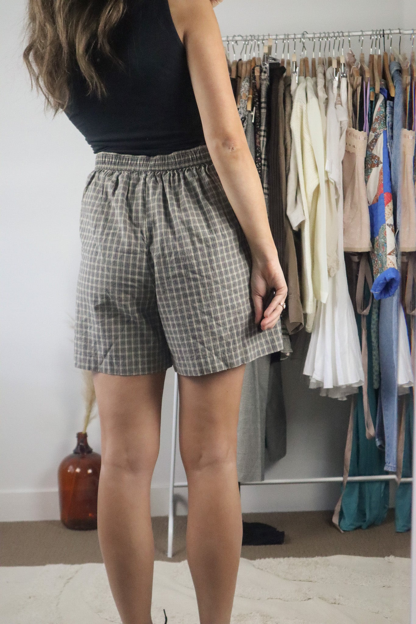 Made in Canada x Vintage x Plaid Skort (M)