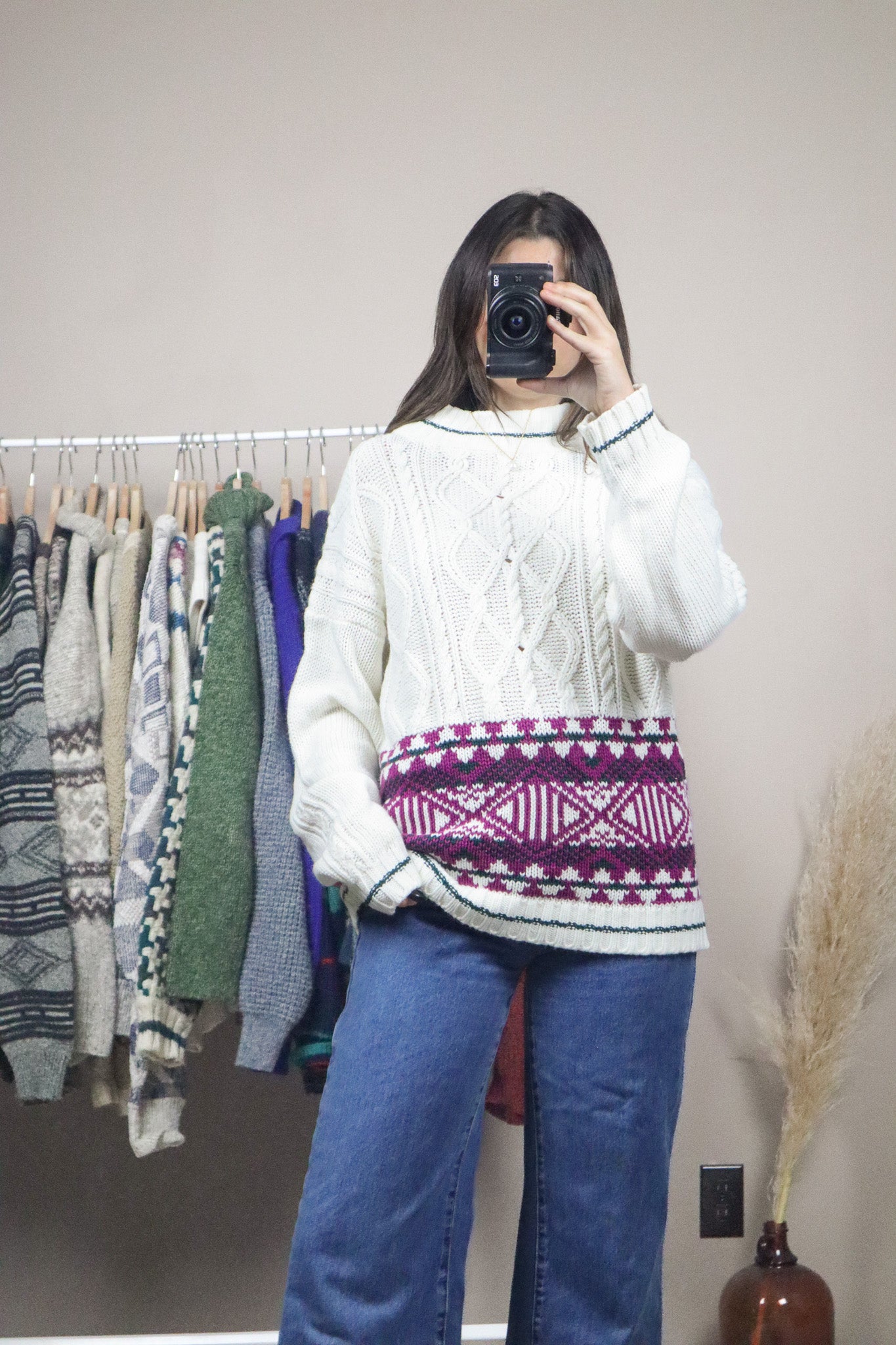 Vintage x Textured Knit (M)