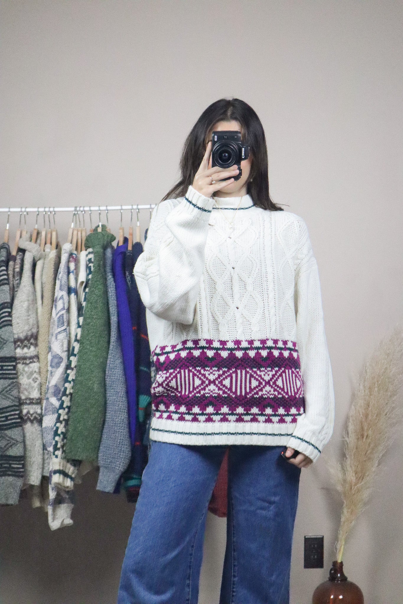 Vintage x Textured Knit (M)