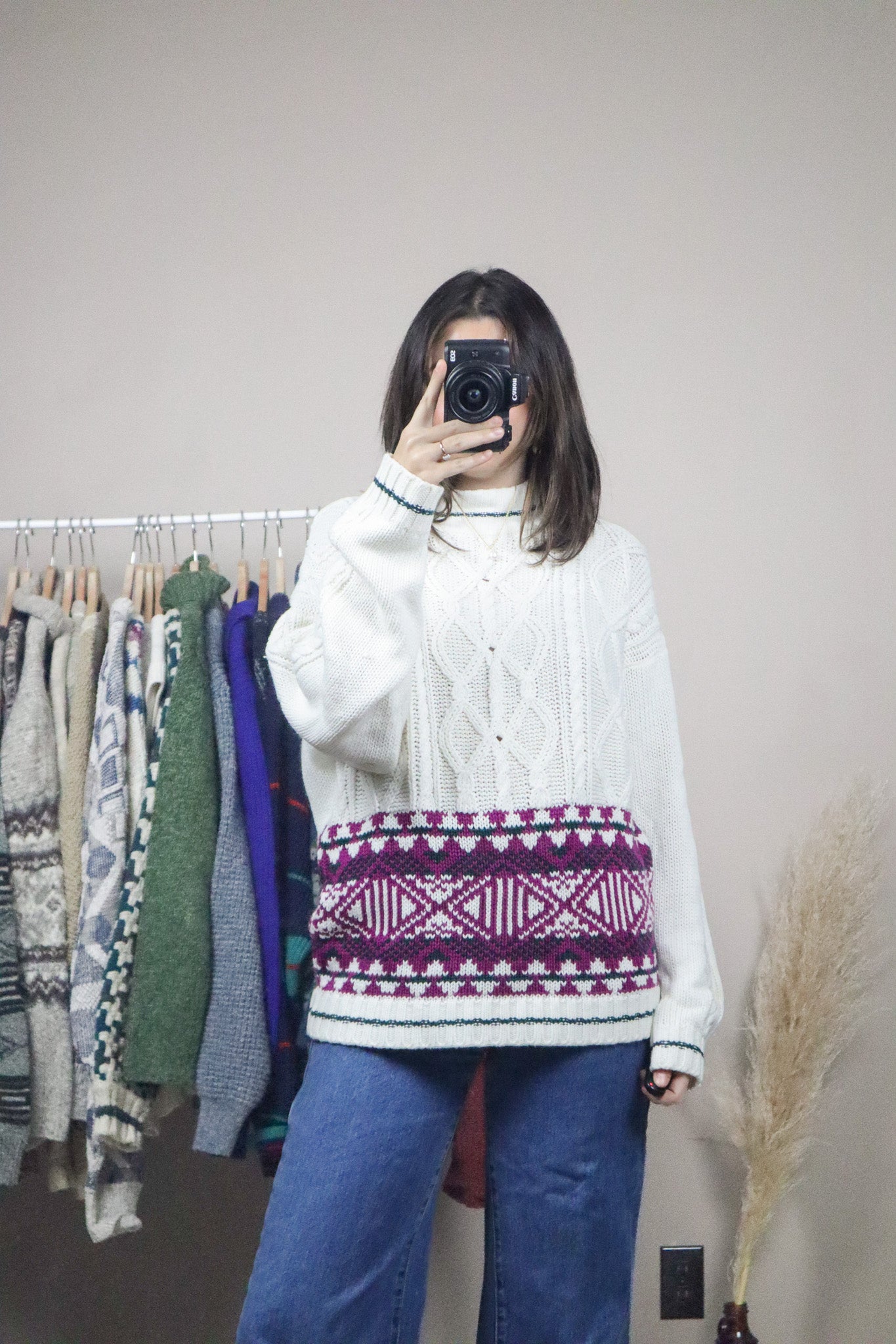 Vintage x Textured Knit (M)