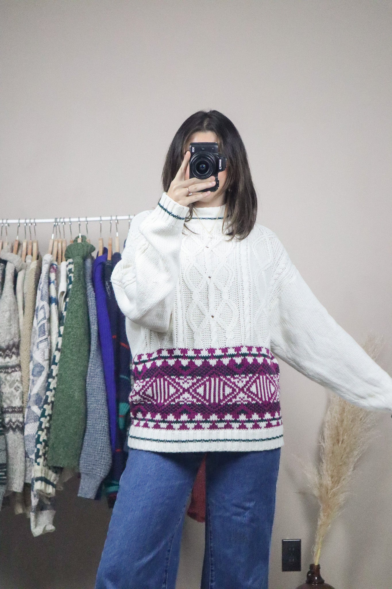 Vintage x Textured Knit (M)