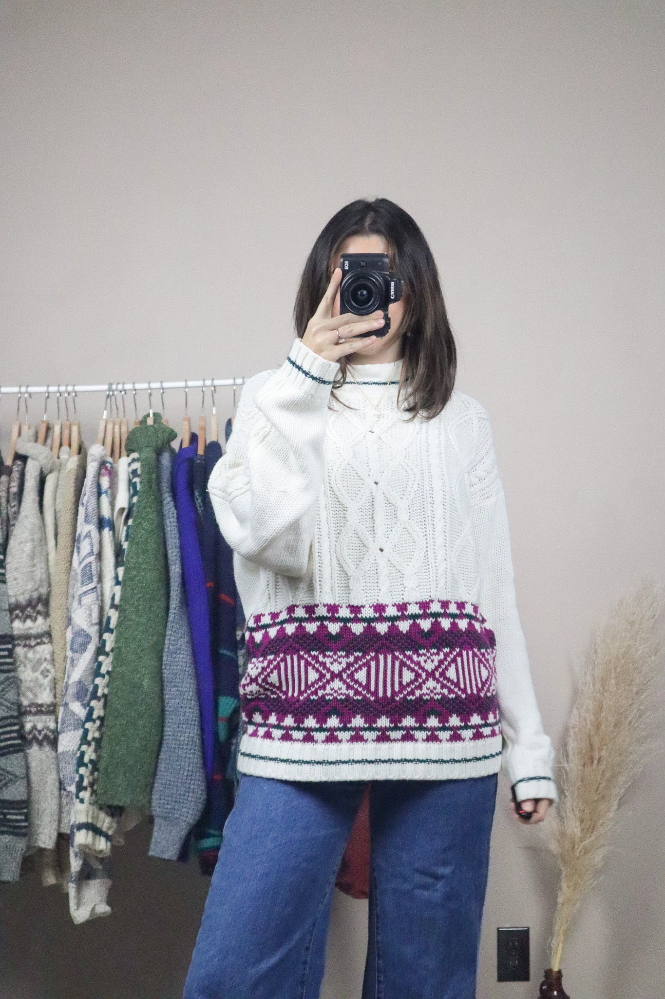 Vintage x Textured Knit (M)