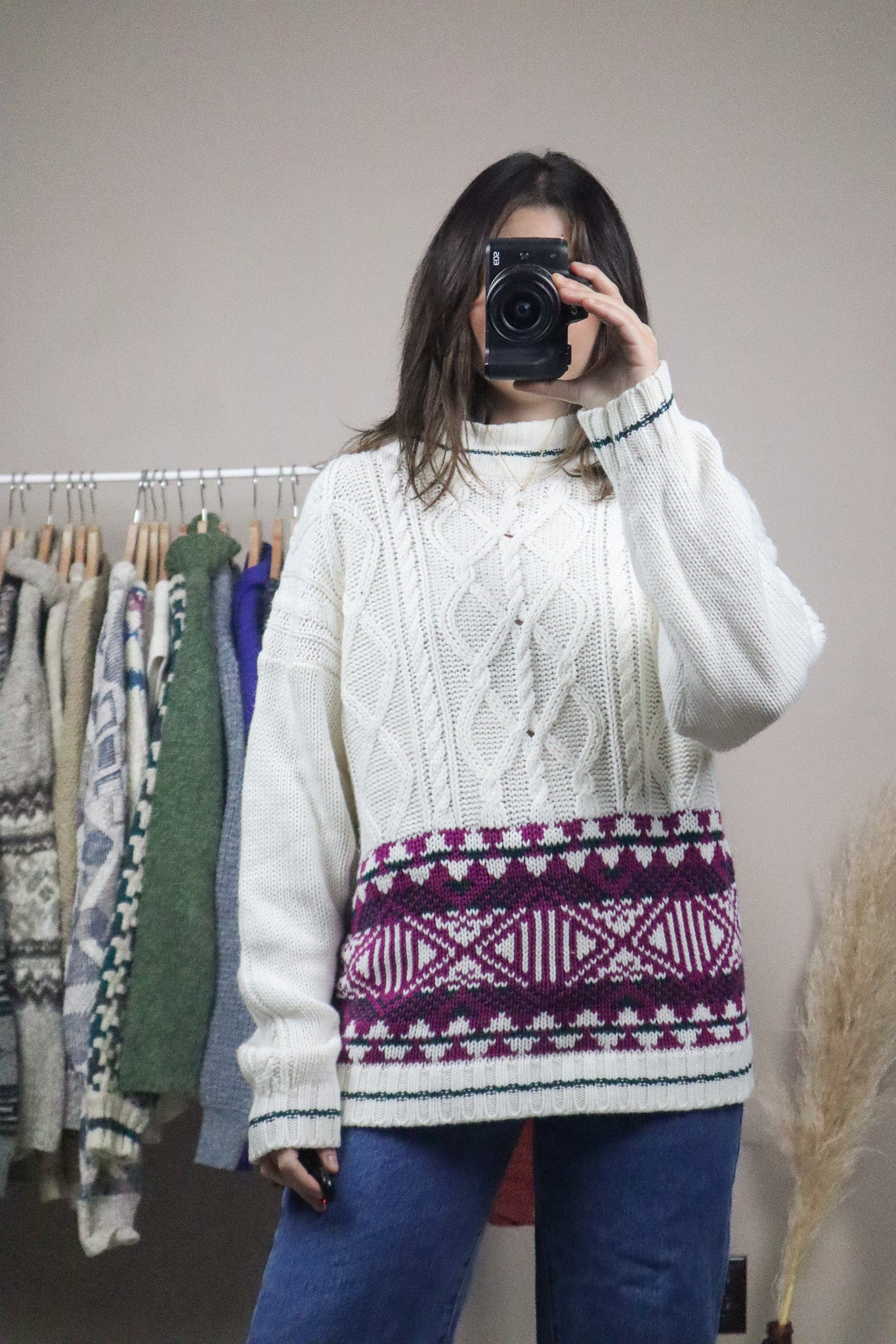 Vintage x Textured Knit (M)