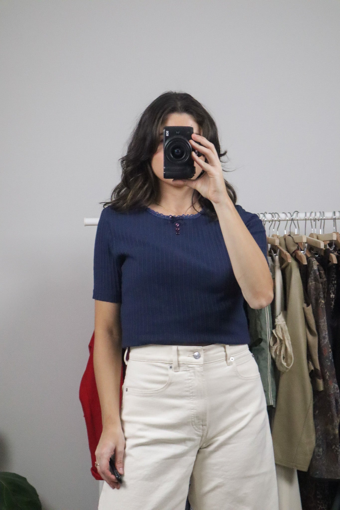 Made in Canada x Vintage x Pointelle Top (8/10)