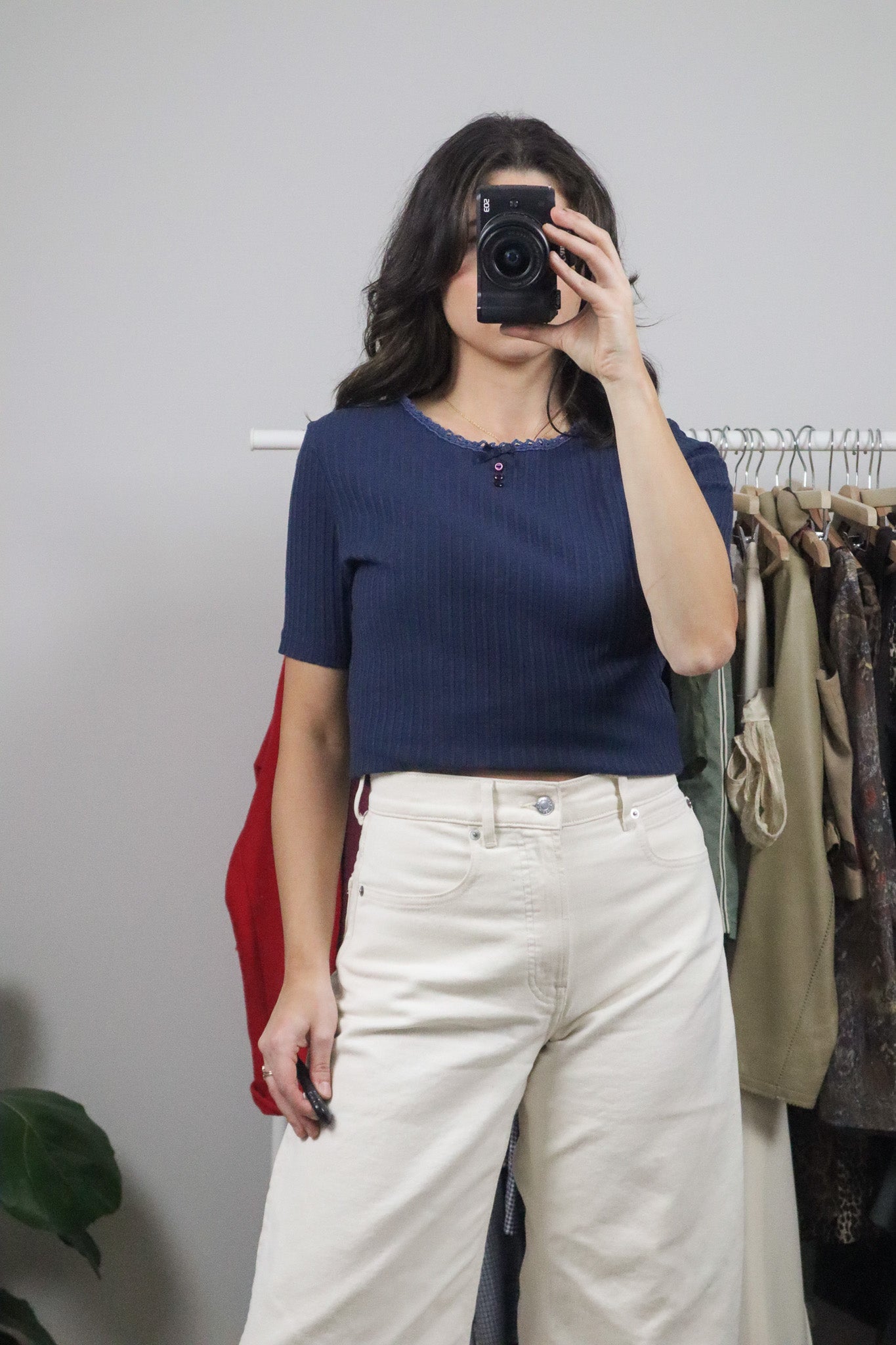 Made in Canada x Vintage x Pointelle Top (8/10)