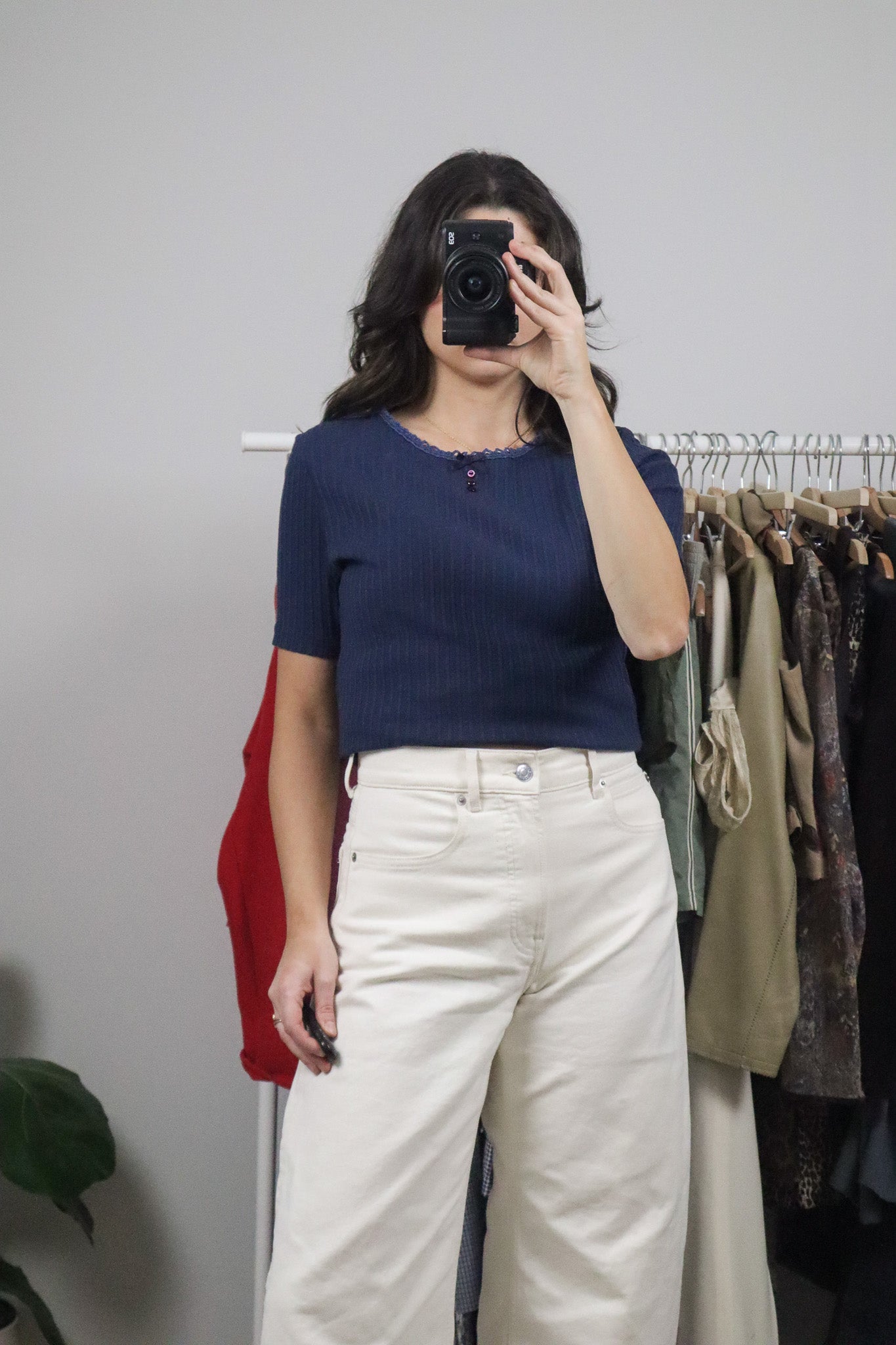 Made in Canada x Vintage x Pointelle Top (8/10)