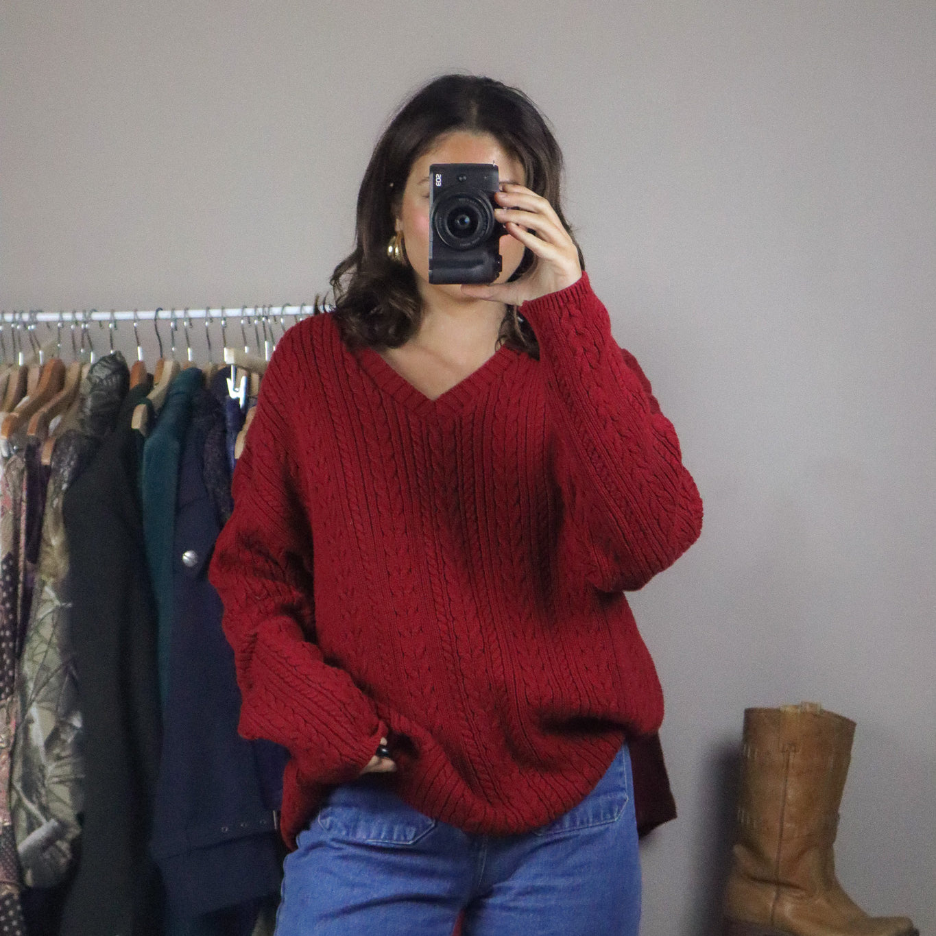 Made in USA x Vintage x Chunky Cable Knit (S-L)