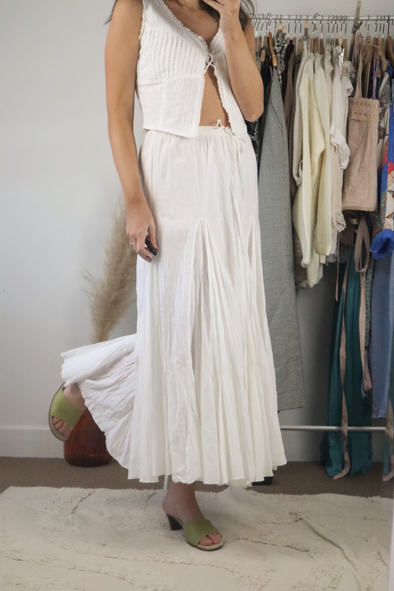 Vintage x Maxi Skirt (S)
