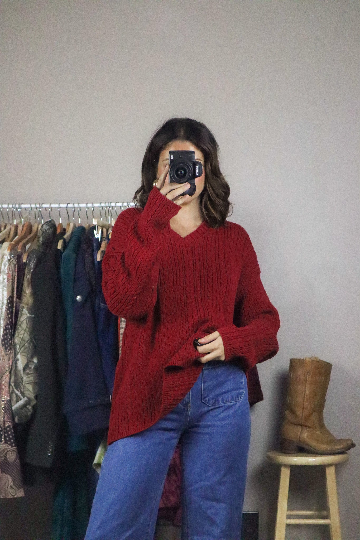 Made in USA x Vintage x Chunky Cable Knit (S-L)