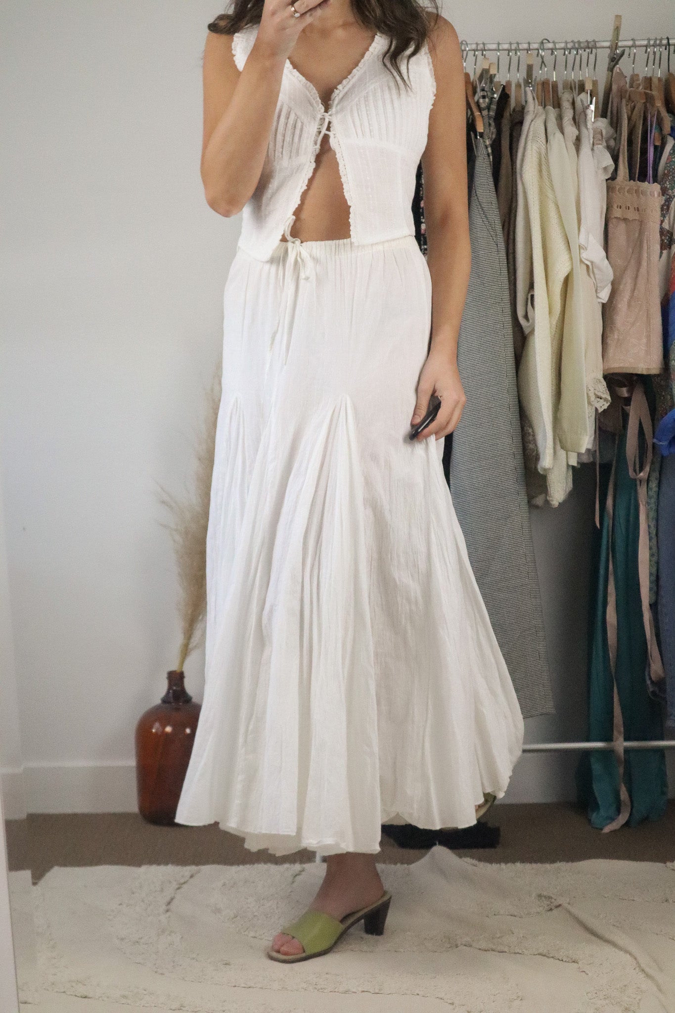 Vintage x Maxi Skirt (S)