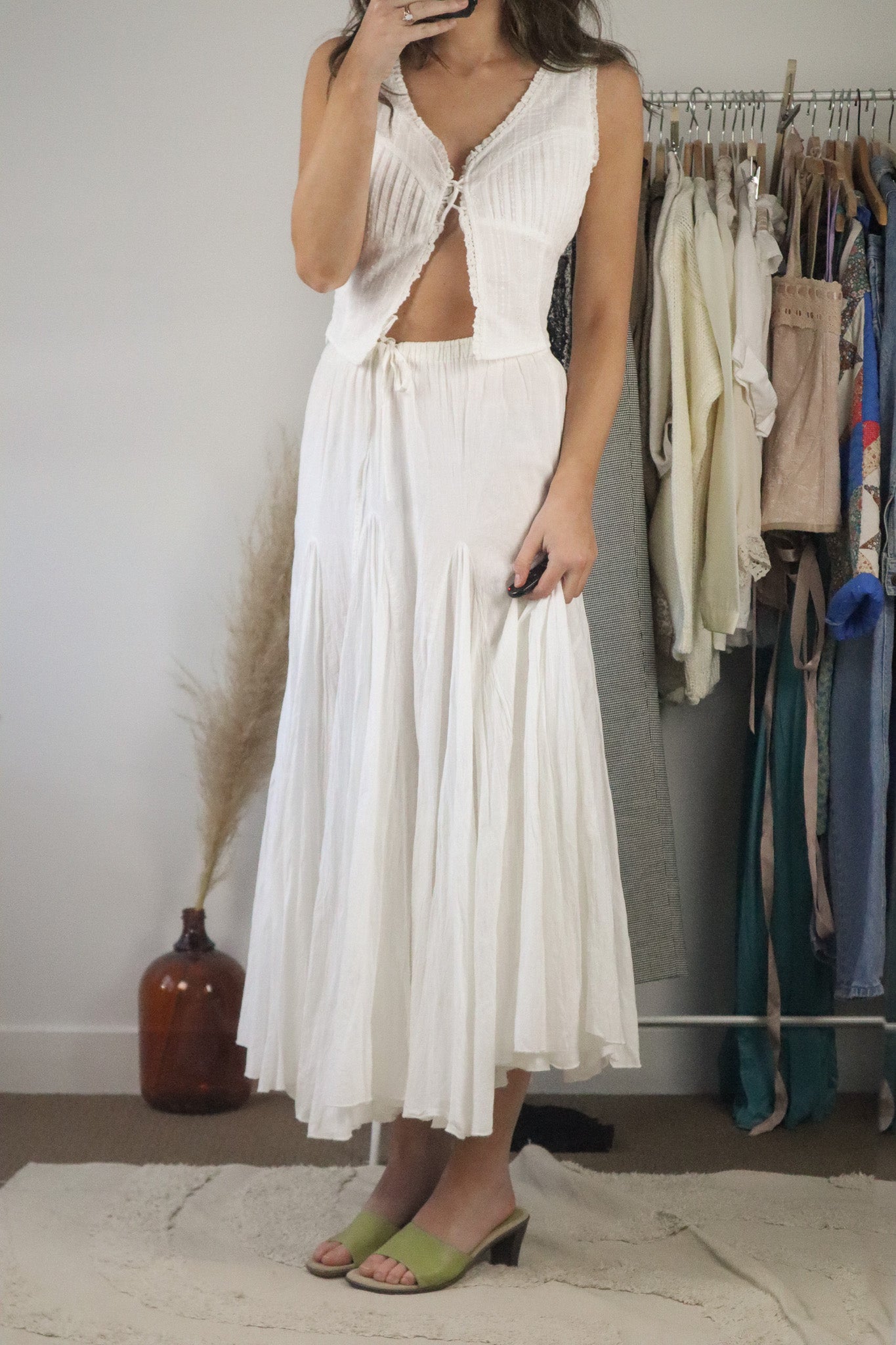 Vintage x Maxi Skirt (S)