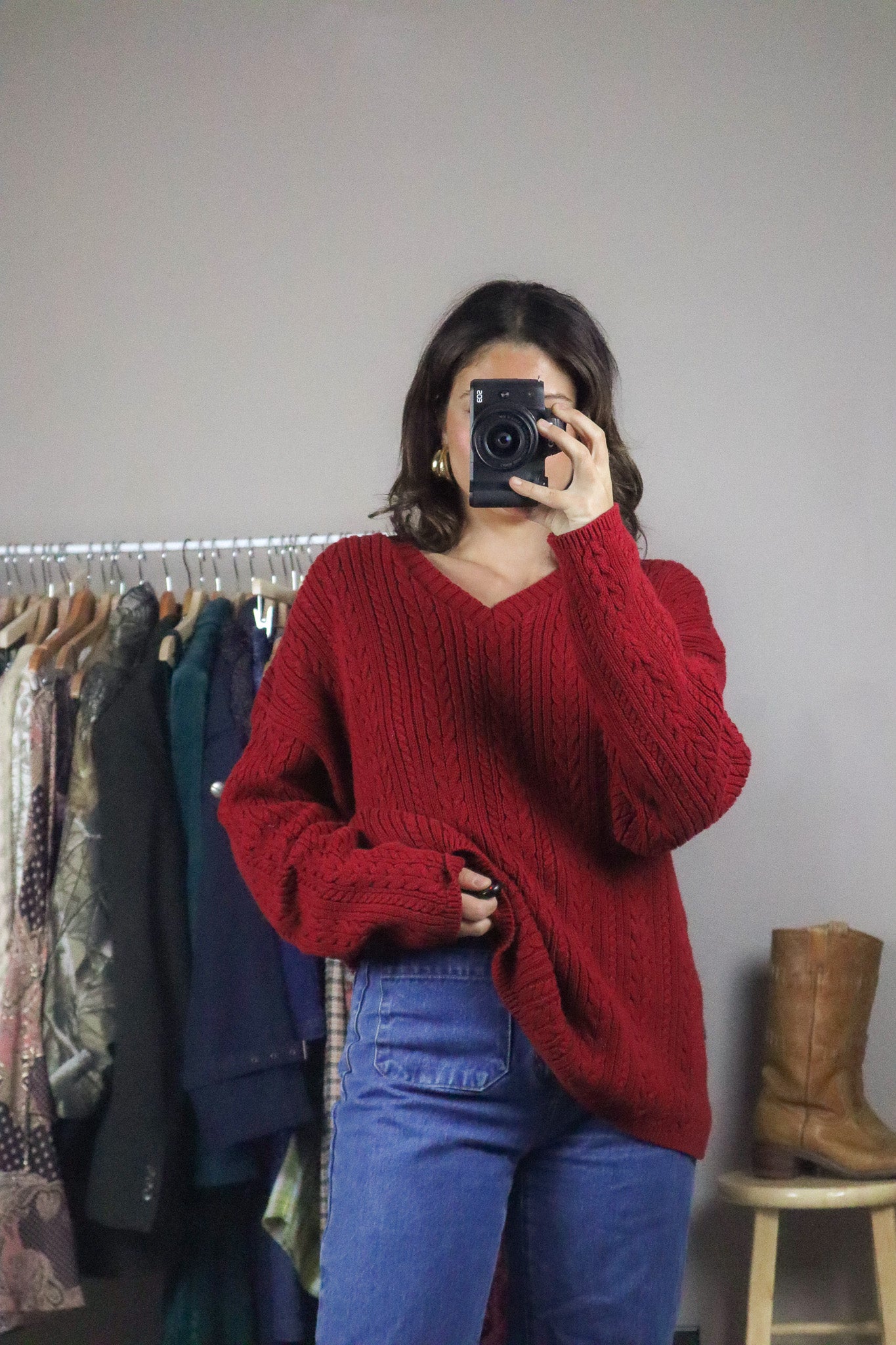 Made in USA x Vintage x Chunky Cable Knit (S-L)
