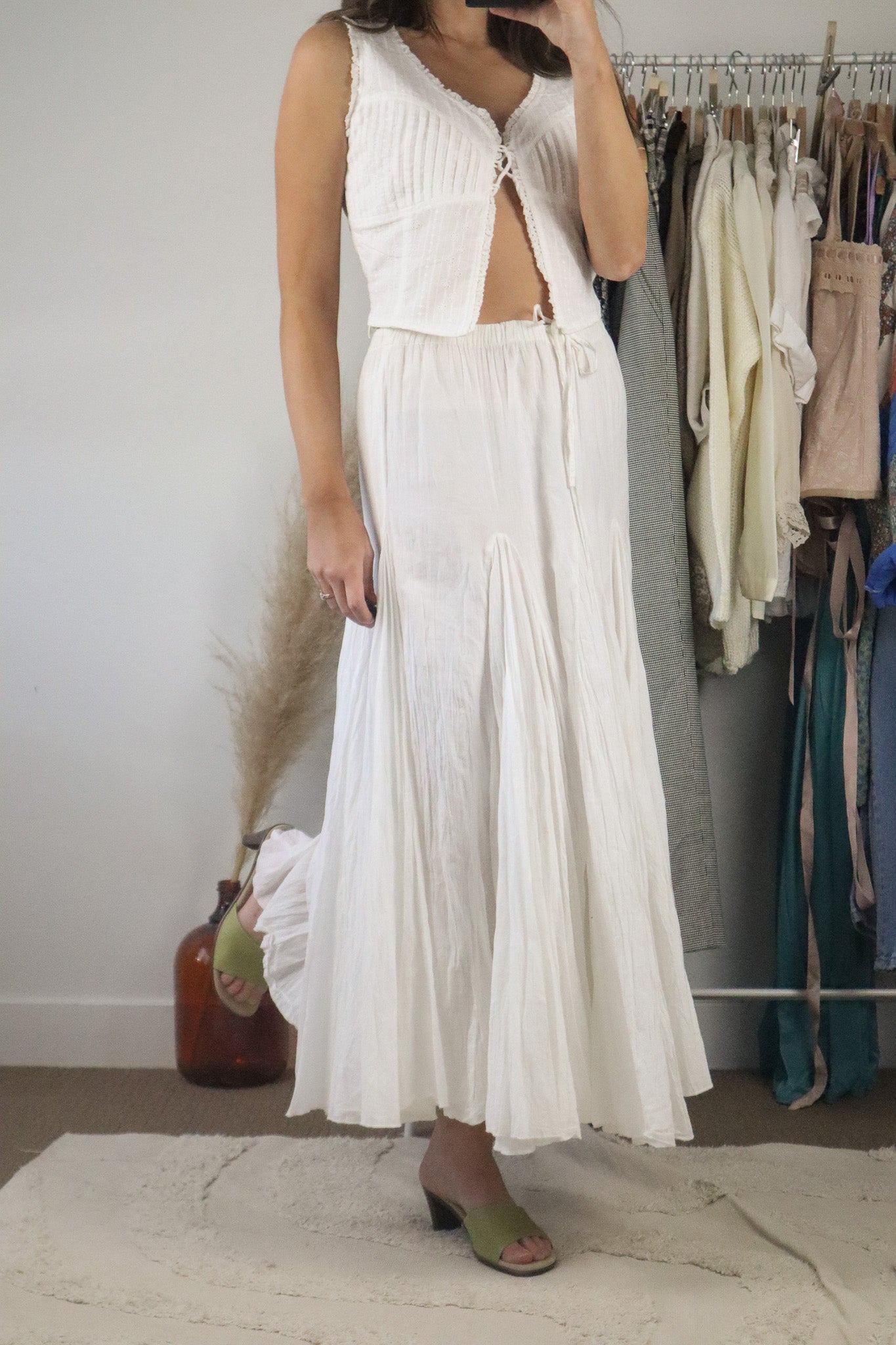 Vintage x Maxi Skirt (S)