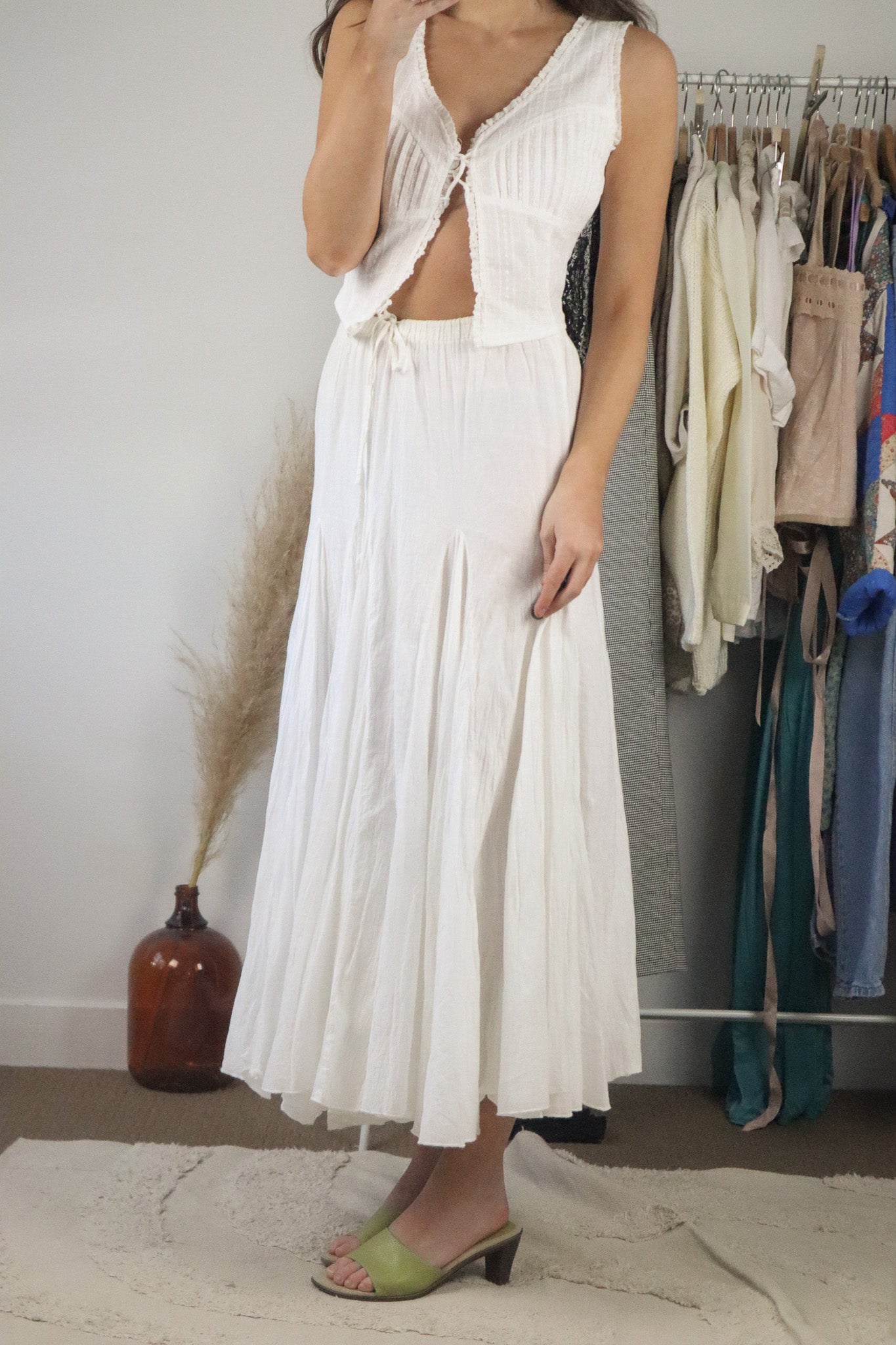 Vintage x Maxi Skirt (S)