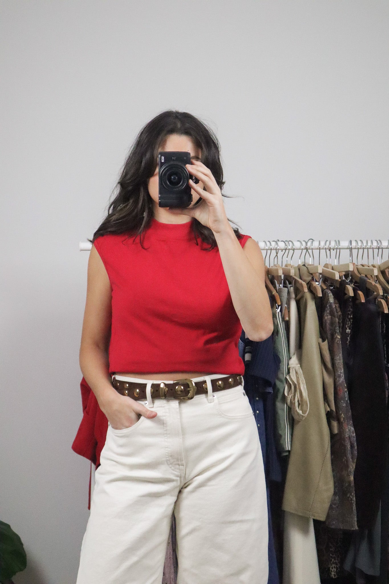 Vintage x Cotton Mockneck Tank (M)