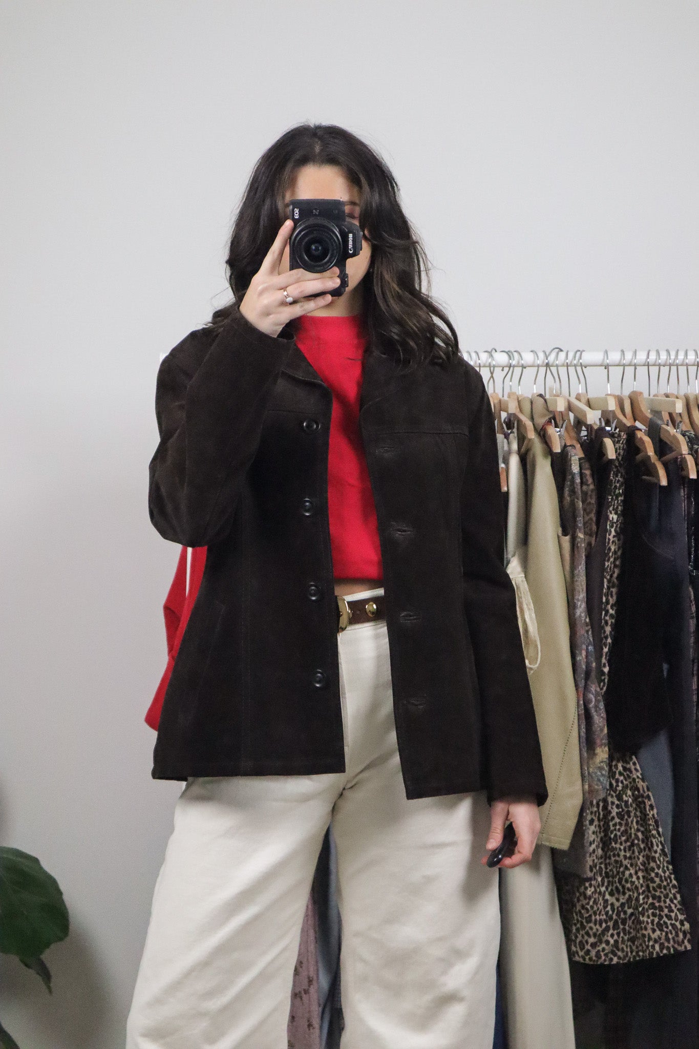 Made in Canada x Vintage x Suede Jacket (S)