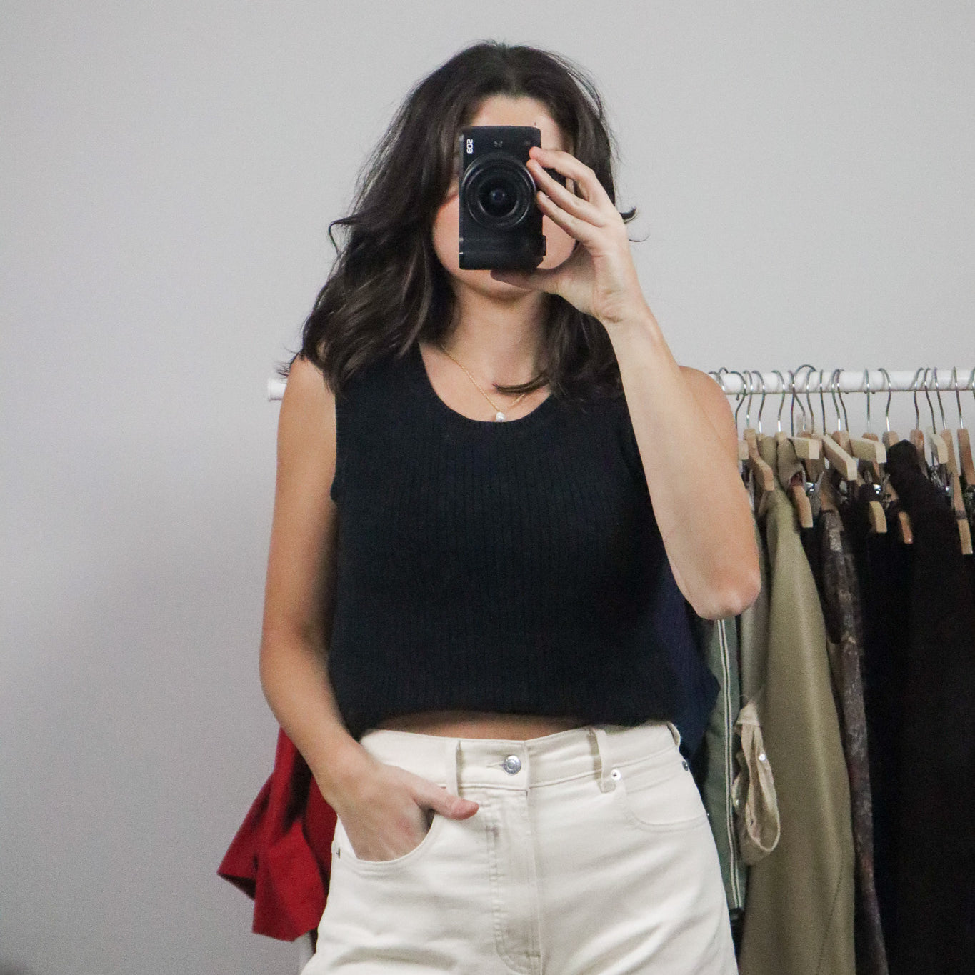 Vintage x Ribbed Tank Top (M)