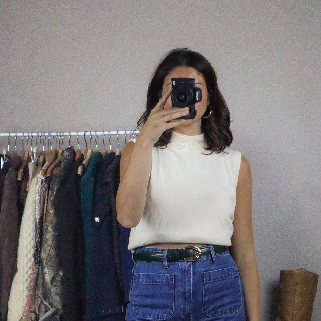 Vintage x Knit Tank Top (S/M)