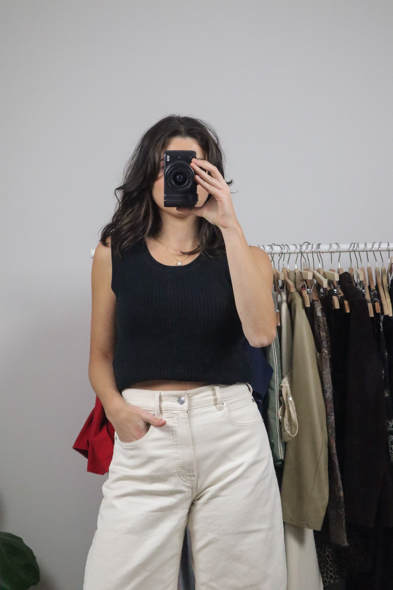 Vintage x Ribbed Tank Top (M)