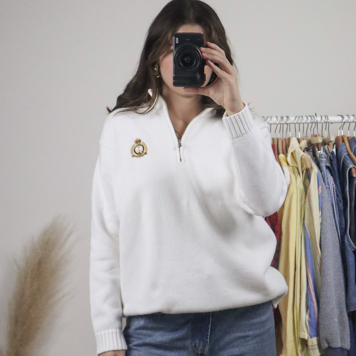 Vintage x Ralph Lauren x Cotton Quater Zip (S)