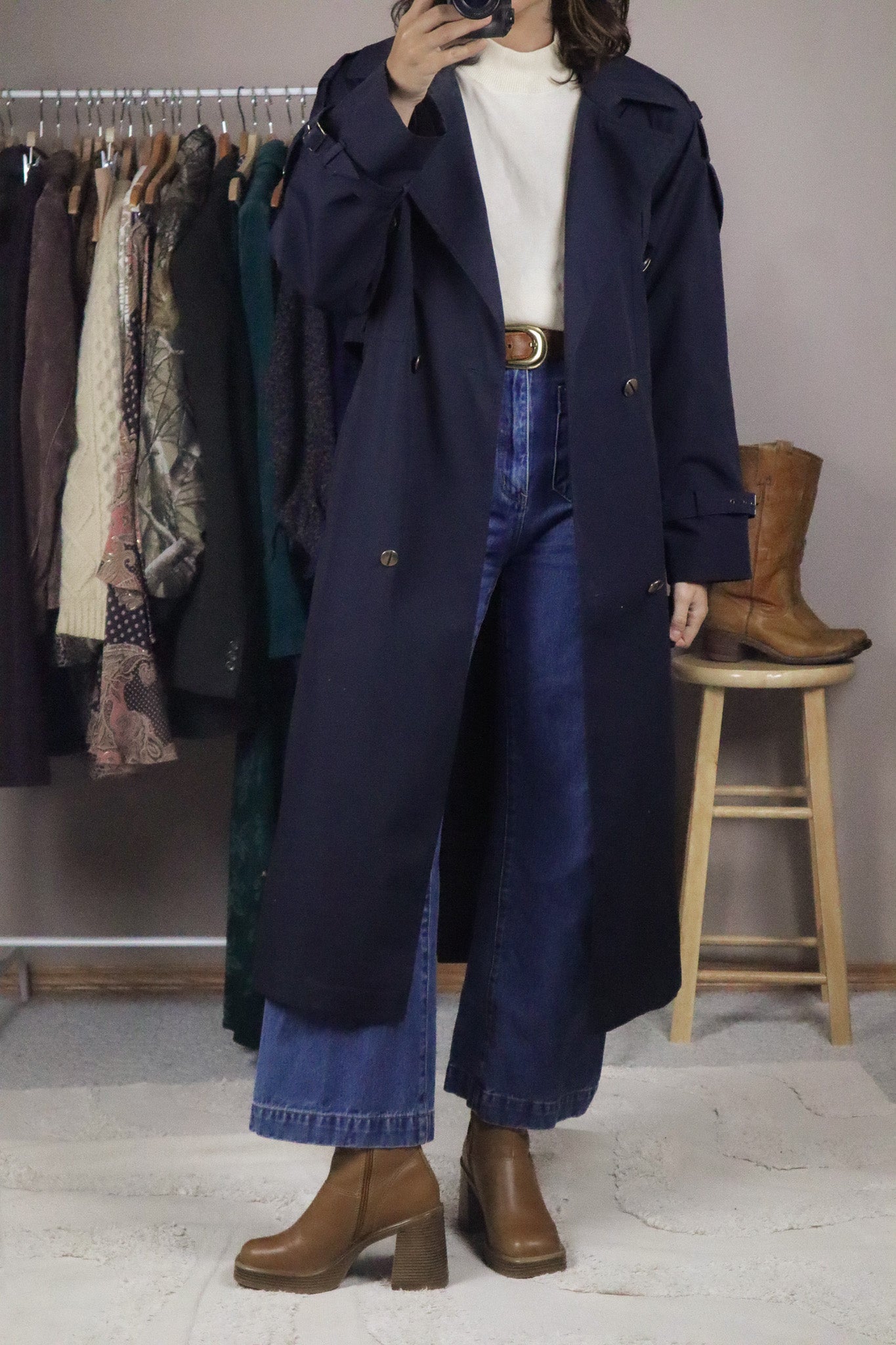 Vintage x Trench Coat (M)